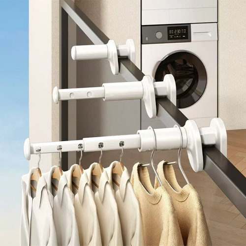 伸缩便携】出差旅行轻松晾晒阳台晾衣架窗帘卫生间浴帘晾衣杆