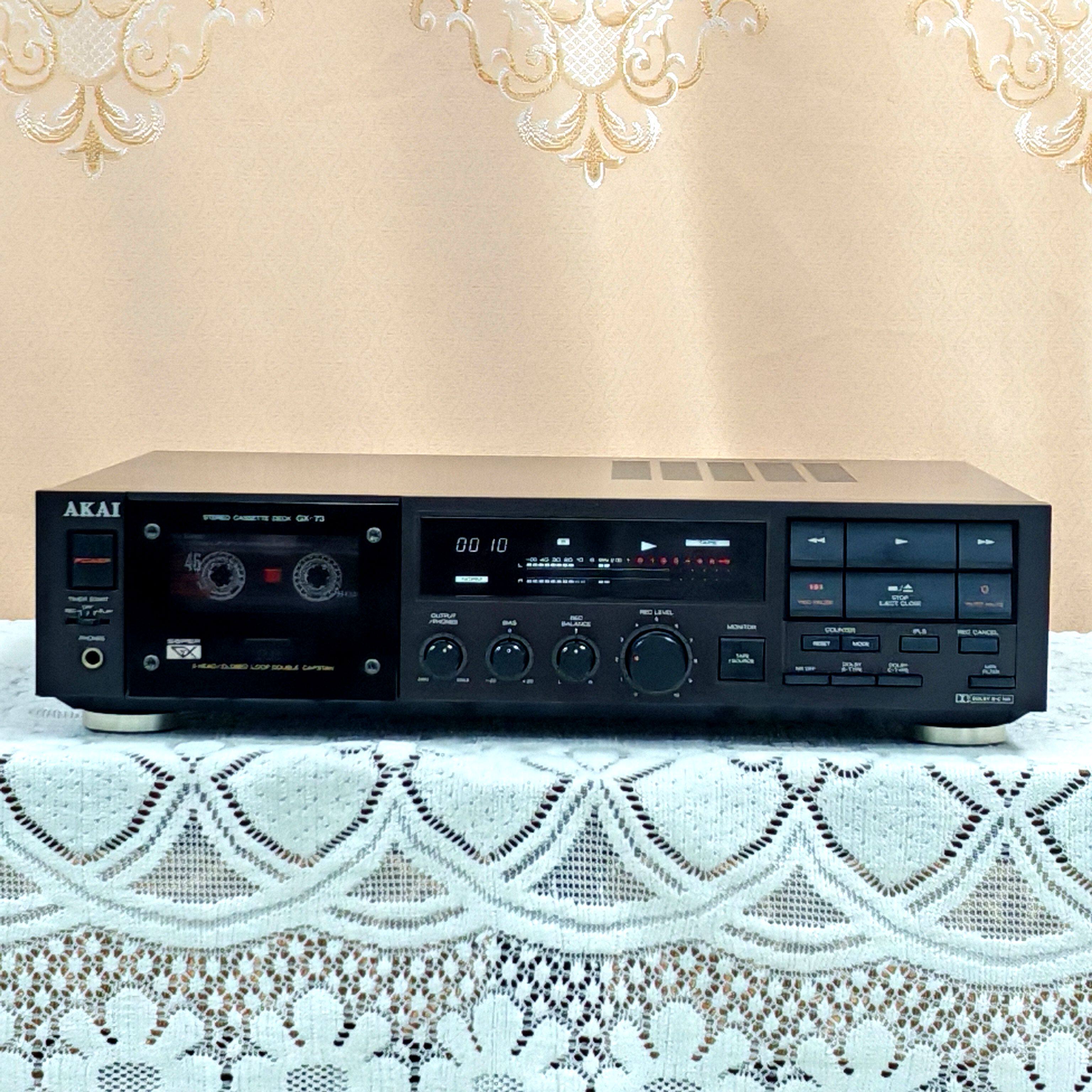 原装进口二手音响  雅佳/AKAI GX-73 三磁头专业录放次旗舰卡座