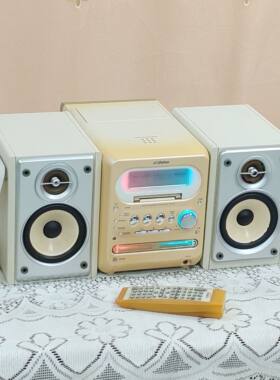 JVC桌面CD磁带MD多功能组合220V