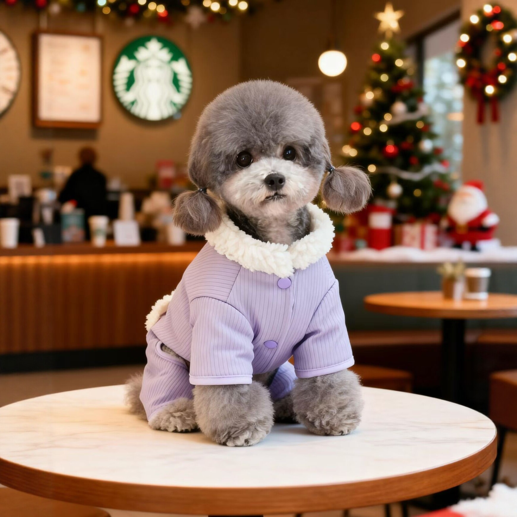 秋冬新款加厚加绒泰迪比熊小狗狗四脚衣保暖灯芯绒雪纳瑞连体棉服