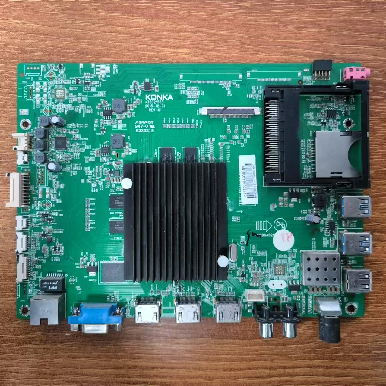 原装拆机康佳LED55S80U电视主板35021563屏72003324YT 3324YT实拍