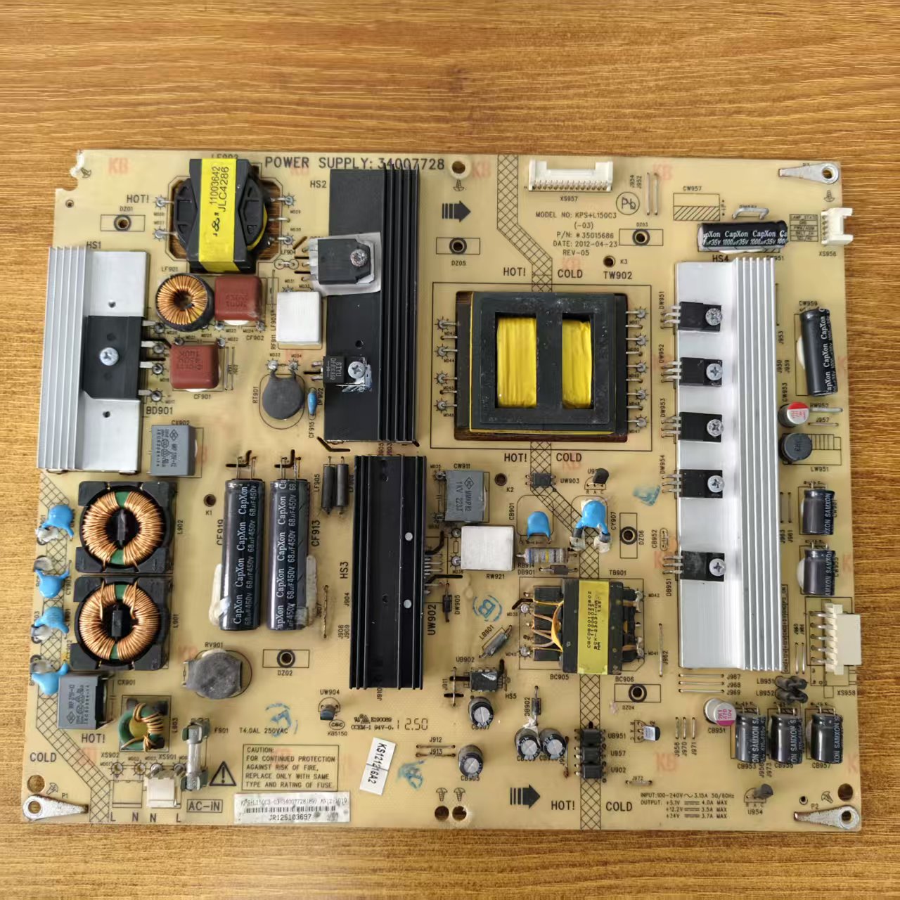 康佳42R7000PD55X500DE电源板