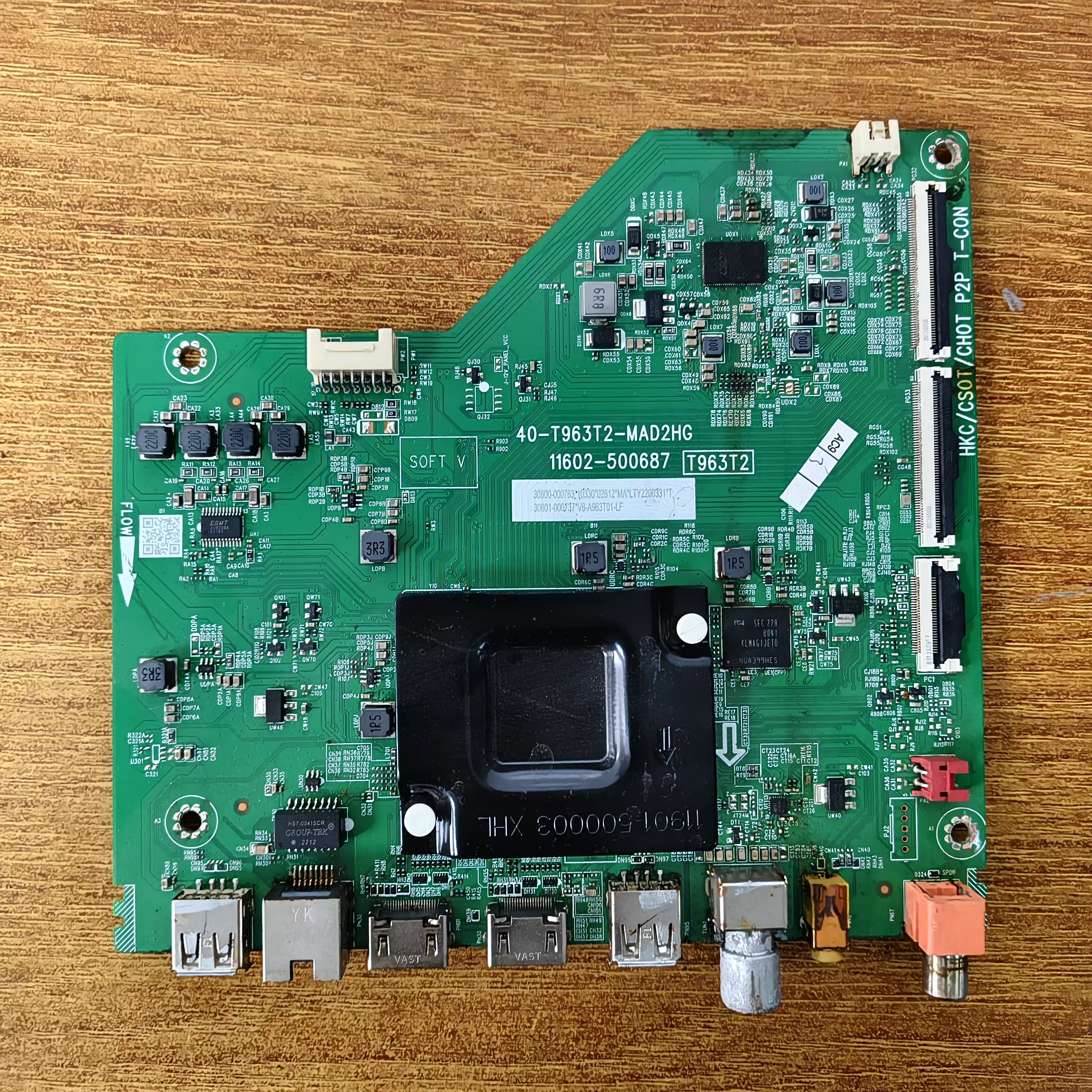 原装TCL55V6E电视主板