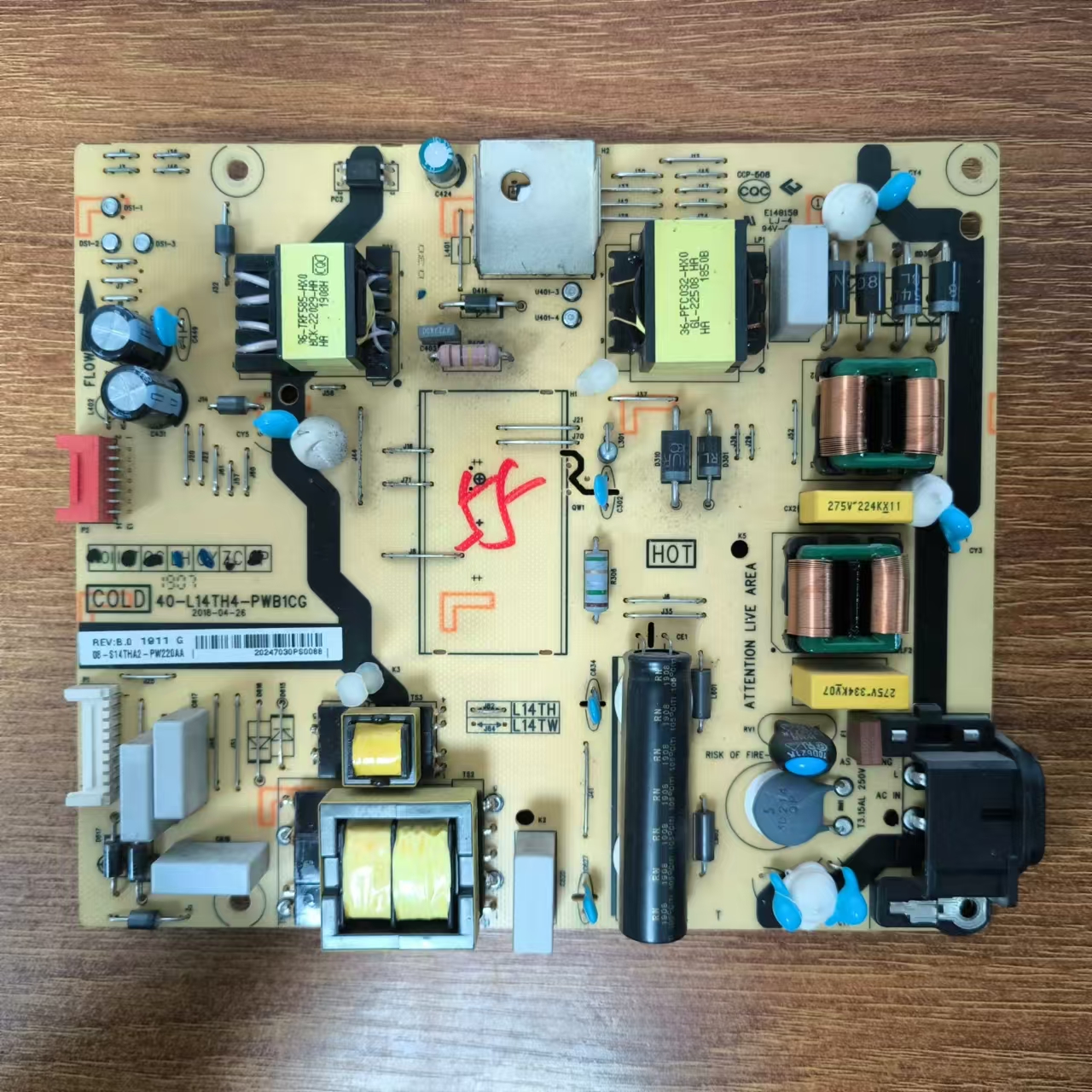 TCLD55A660UL50P2-UD电源板