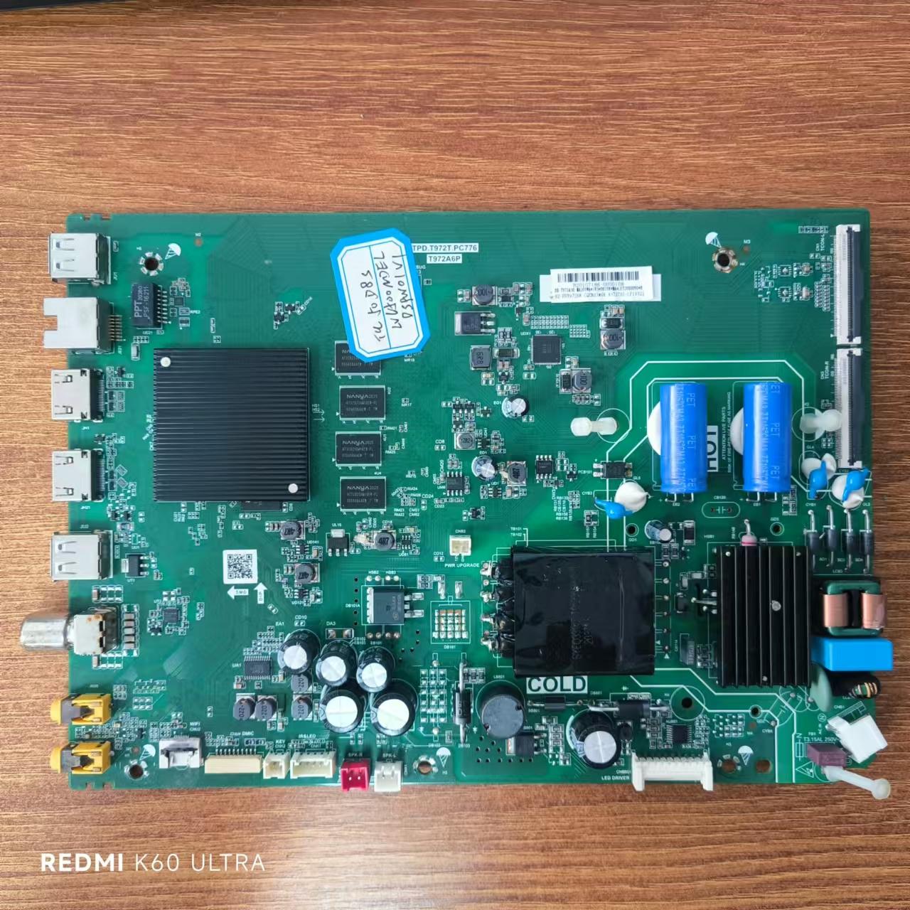 原装 TCL 50D8S 电视主板 TPD.T972T.PC776配屏LVU500NDEL DS9W01