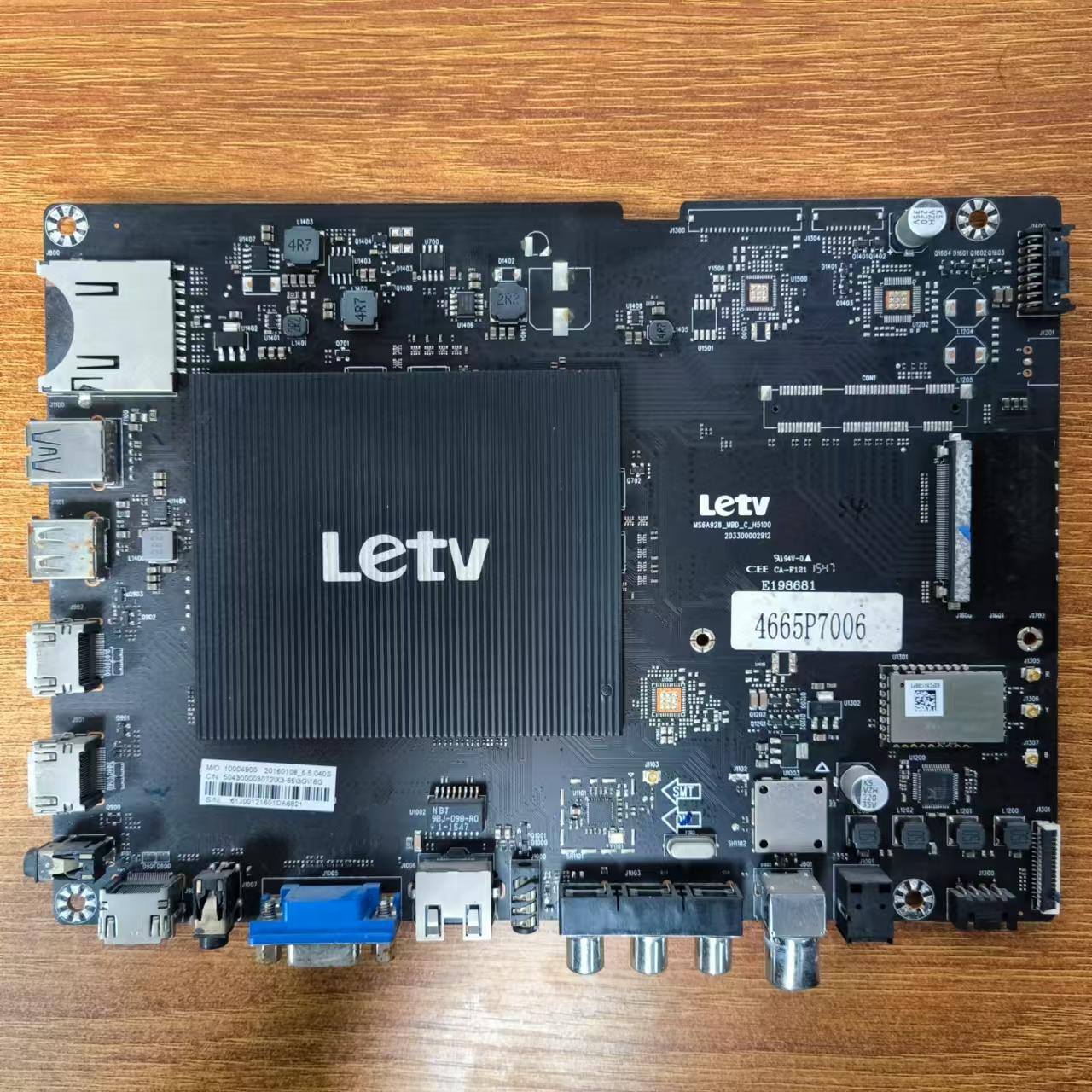 原装乐视L6531N电视主板MS6A928_MBD_C_H5100配屏V650DJ4-QS5测好