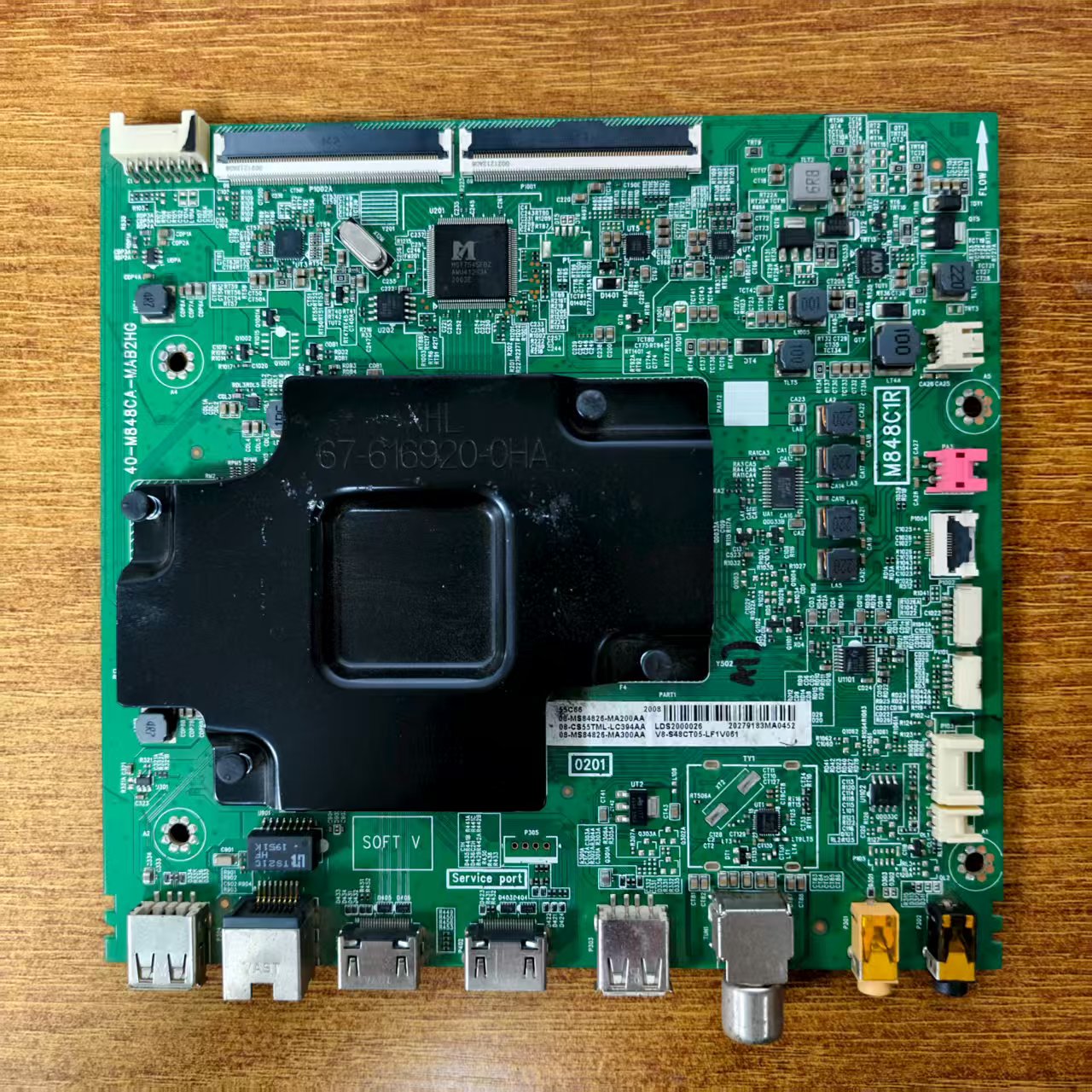 原装TCL55C66电视主板