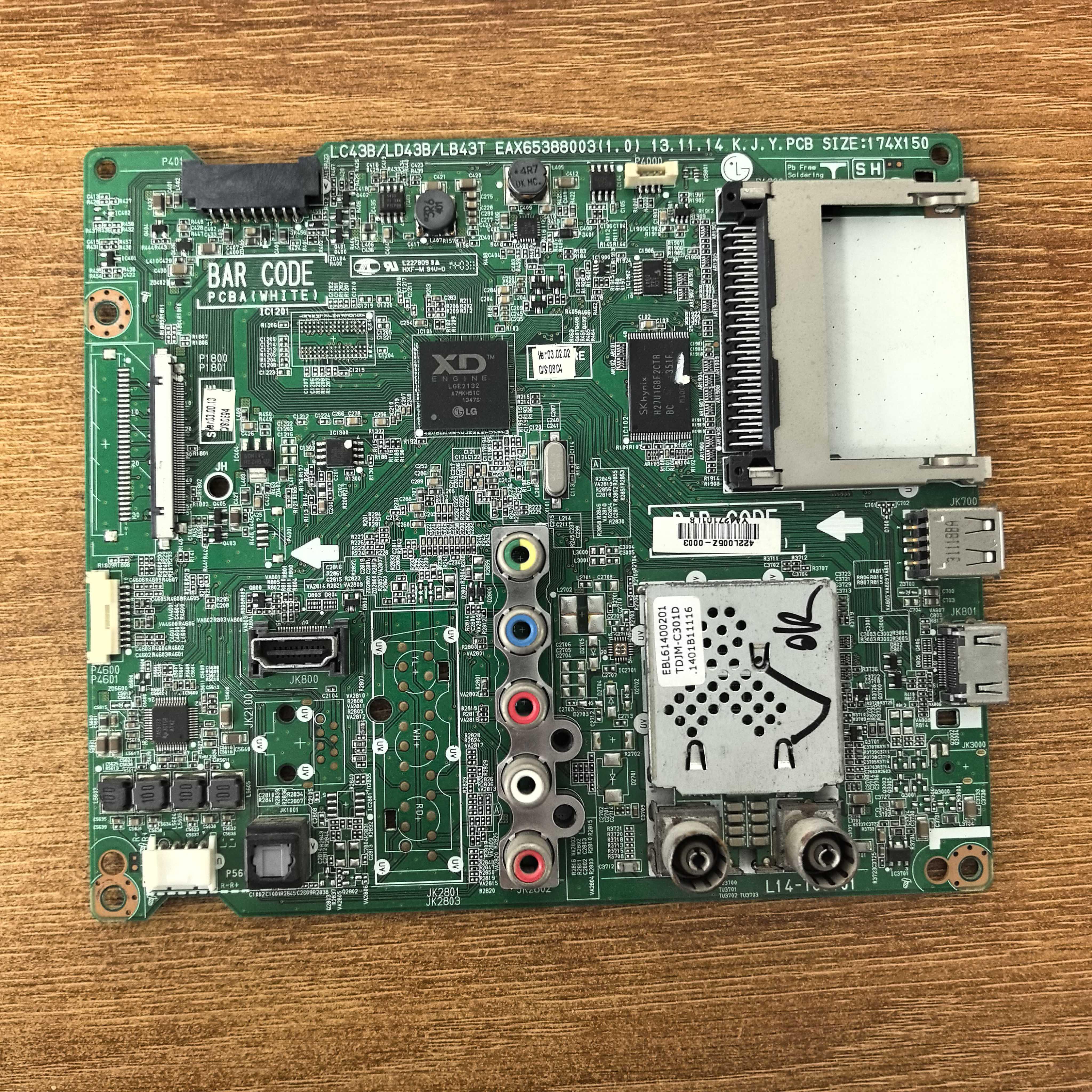 原装现货 LG 47LB5610-CD主板EAX65388003屏LC470DUE(FG)(A3)测好