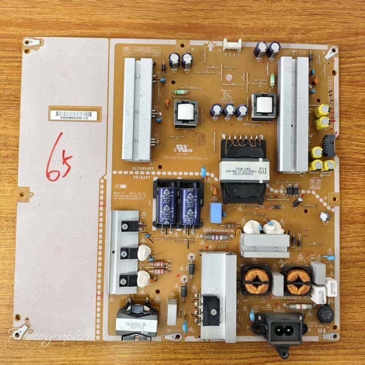 原装现货LG 65UF6800-CA电源板EAX66510701(1.4) EAY63989301实拍