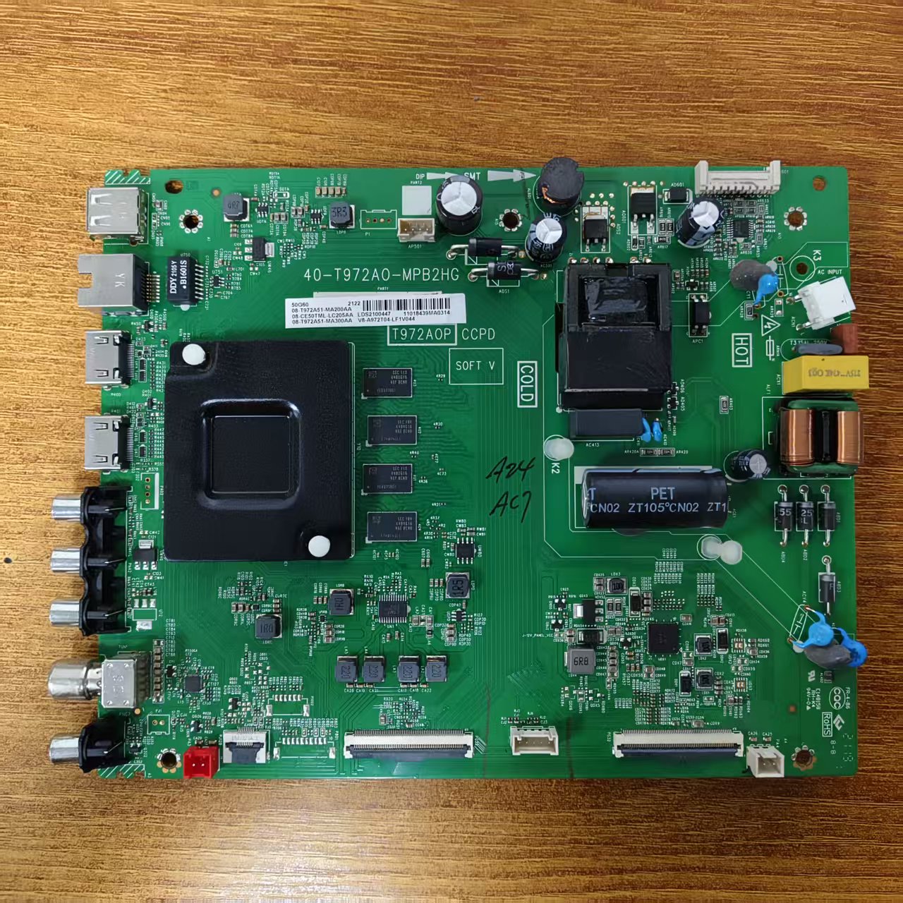 原装TCL 50G60电视主板40-T972A0-MPB2HG屏LVU500NDEL PD9W00现货