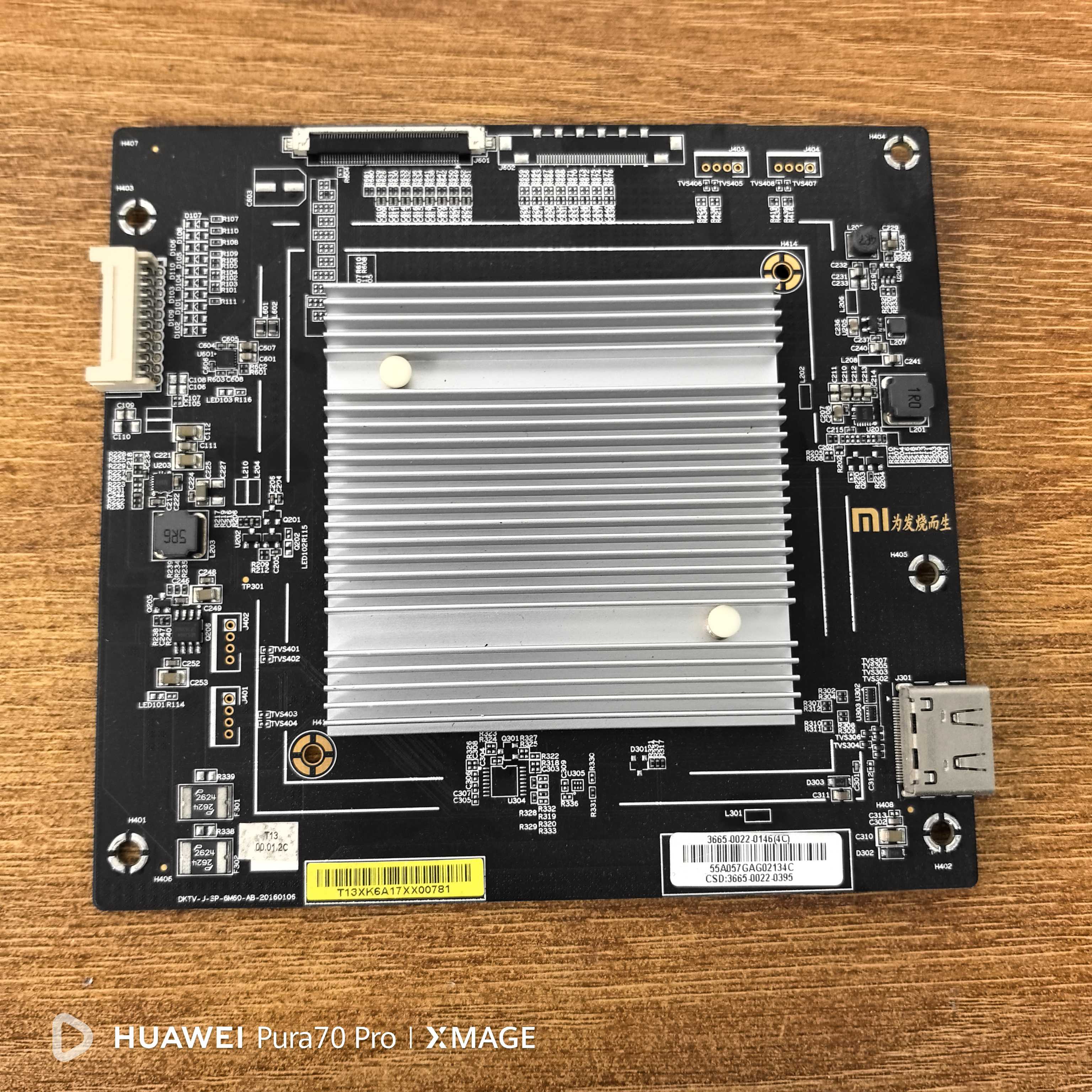 小米L65M4-AQ主板DKTV-J-SP-6M60-AB-20160106屏LTA650FN01电路板