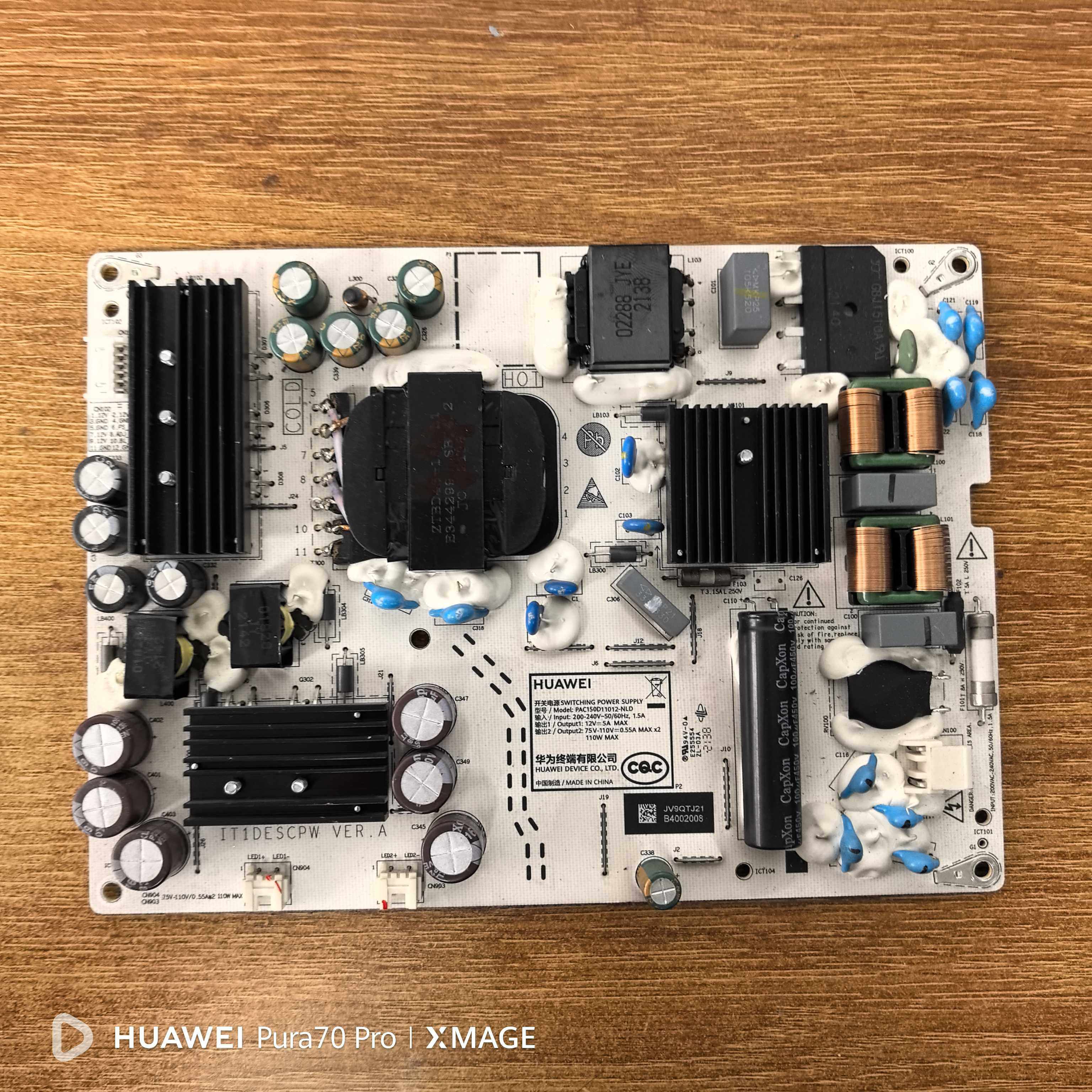 原装华为HD55/65DESA/DESY电源板PAC150D11012-NLD IT1DESCPW现货