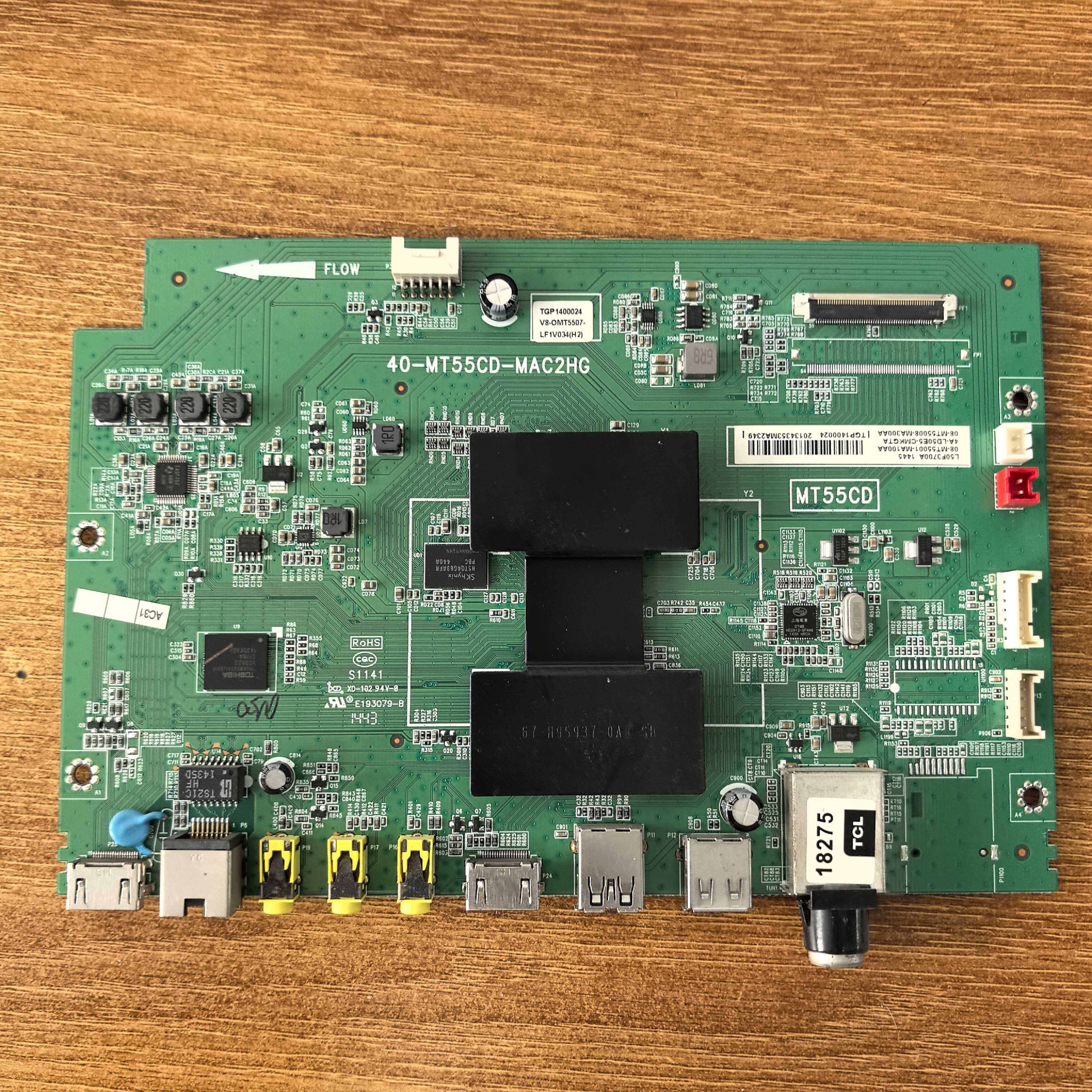 原装TCL L50F3700A主板40-MT55CD-MAC2HG配屏V500HJ1-ME1现货测好