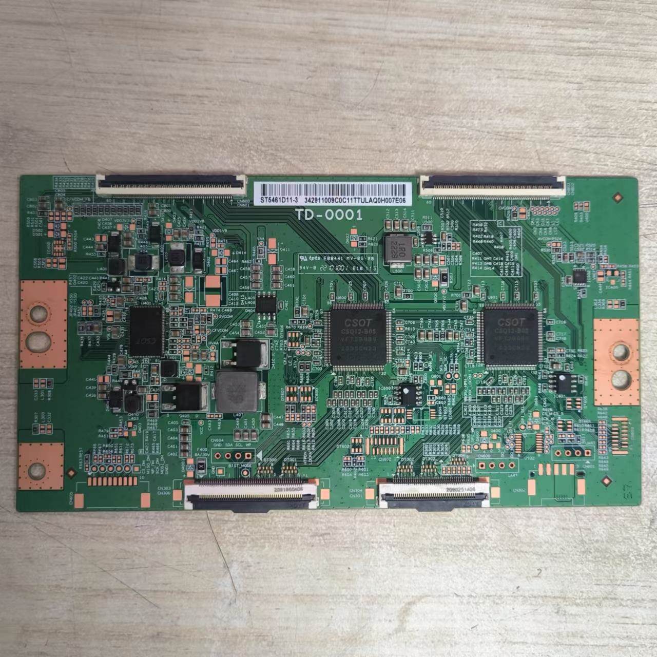 诚原装现货 红米L55R8-X电视逻辑板TD-0001 ST5461D11-3实拍图 测