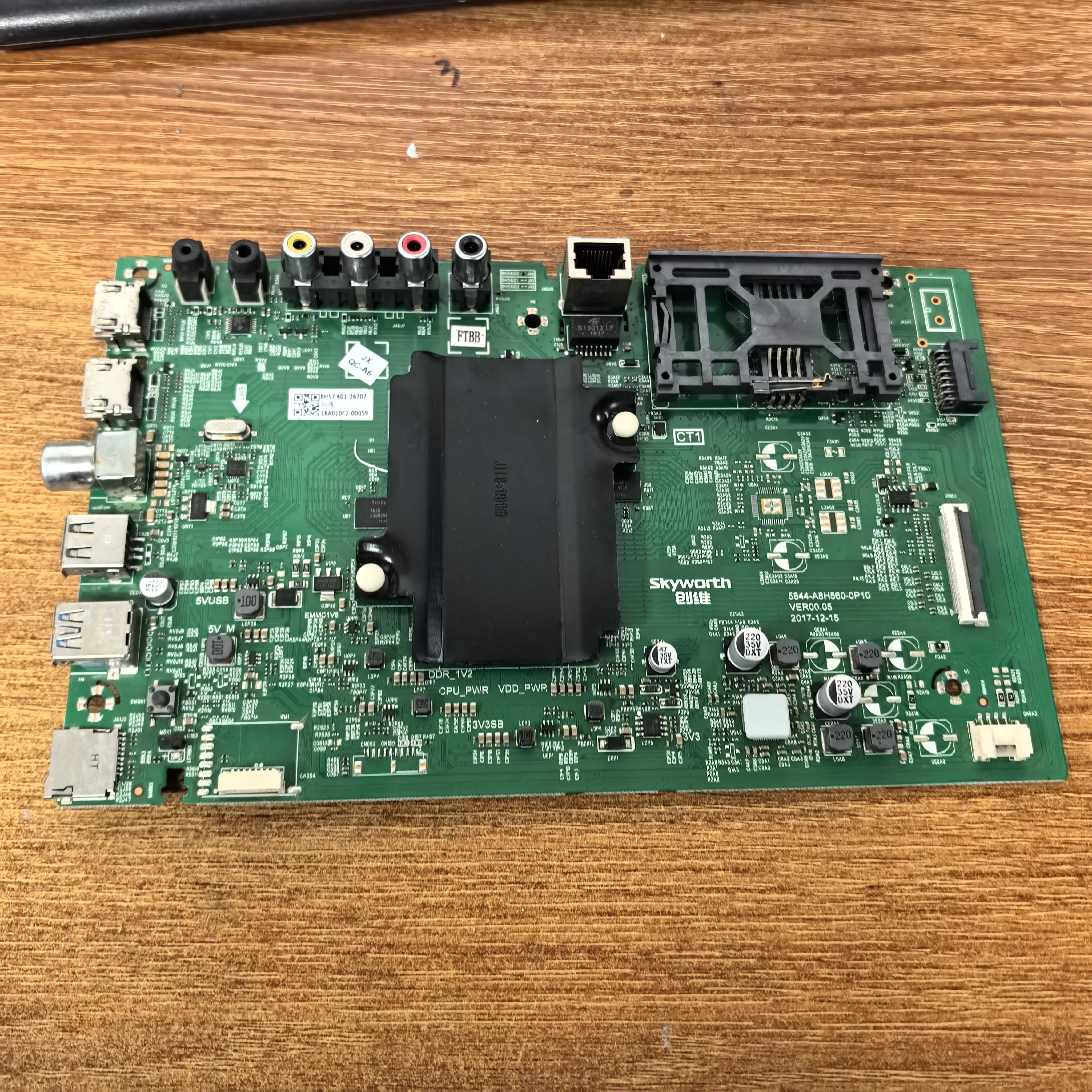 原装创维 55H5电视主板5844-A8H560-0P10屏SDL550WY(LD0-E15)测好