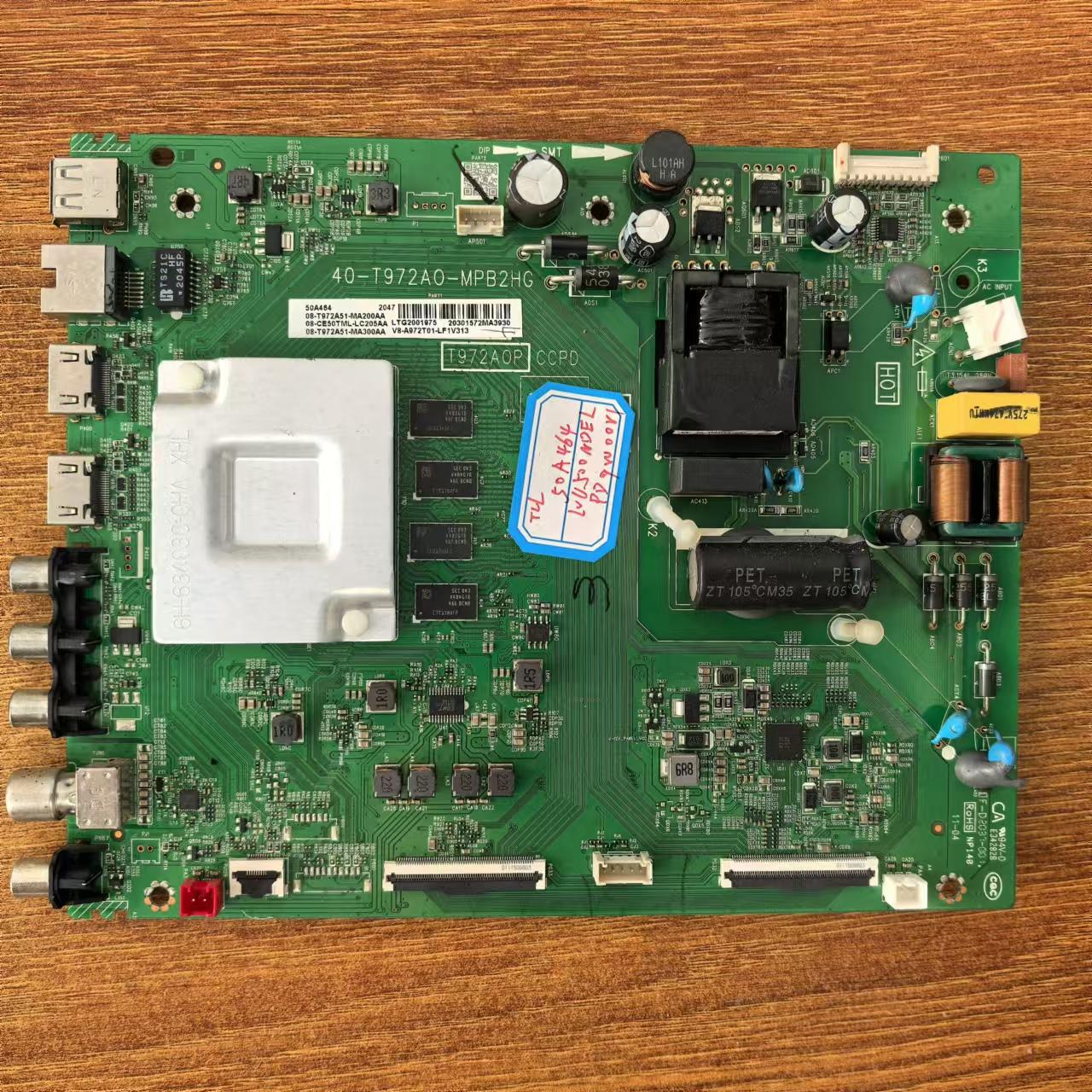 原装TCL50A464电视主板