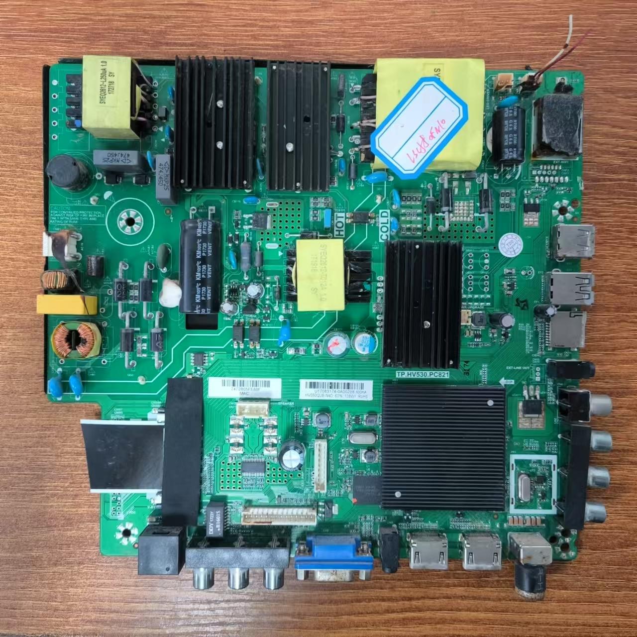 杂牌主板TP.HV530.PC821 (70V-80V)*2/600MA(138W)屏HV550QUB-N4D