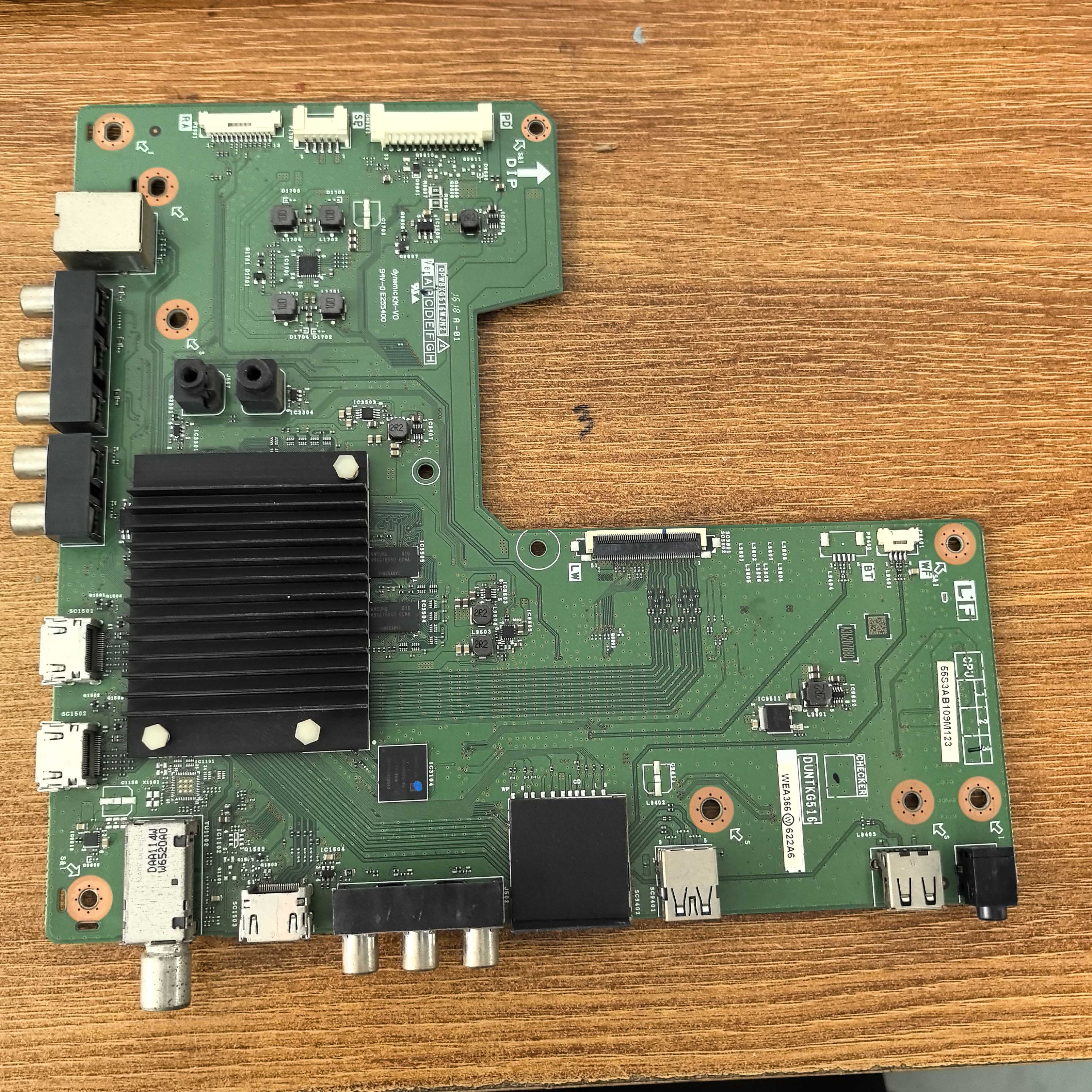 原装夏普 LCD-55S3A主板QPWBXG516WJN2 DUNTKG516屏MA752-0实拍图