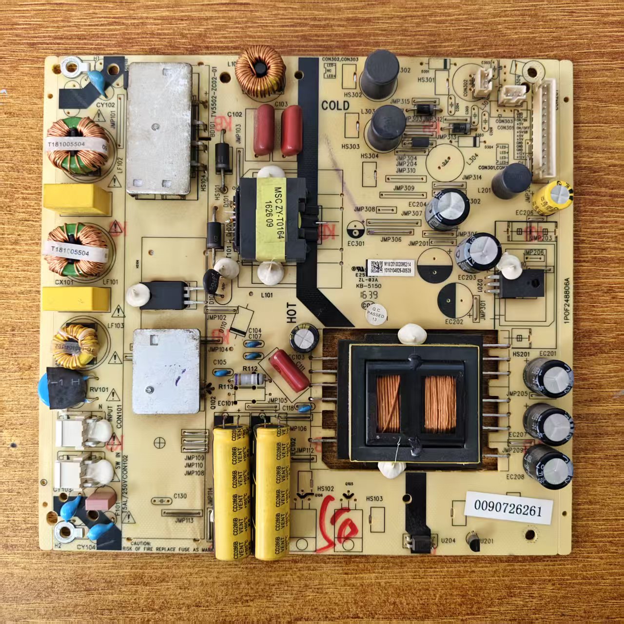 原装海尔 LE50U51A 50A6M U48A5电源板TV5502-ZC02-01 0090726261