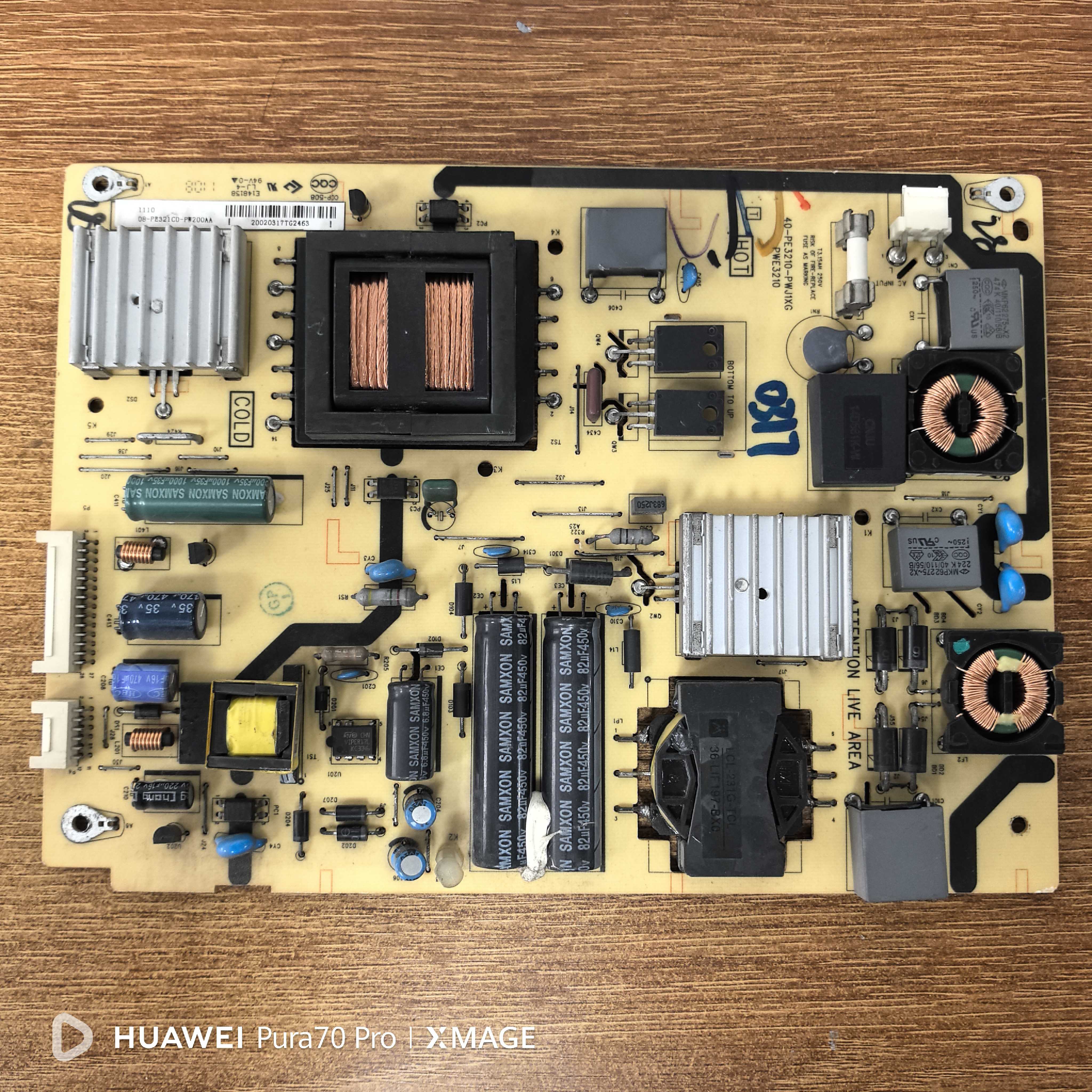 原装现货 TCL L32P21BD L32E5200BE电源板40-PE3210-PWJ1XG实拍图