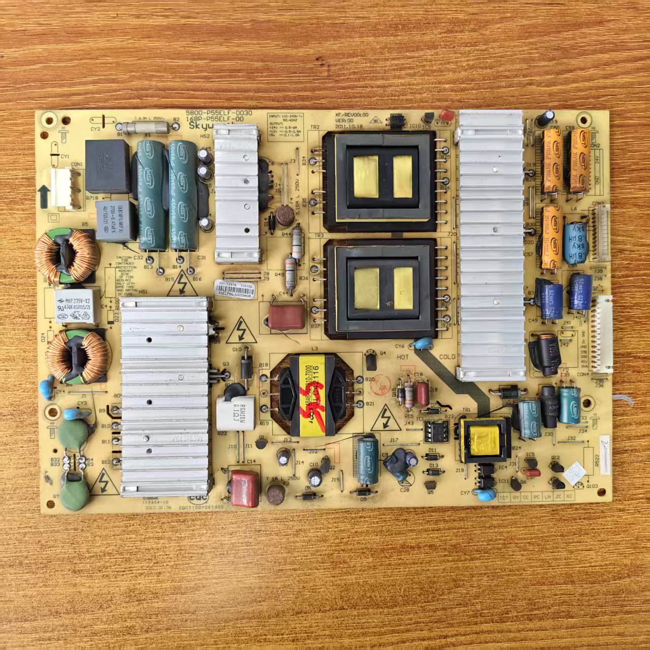 创维55E82RD/E750A/E700S电源板5800-P55ELF -0030 168P 00电路板