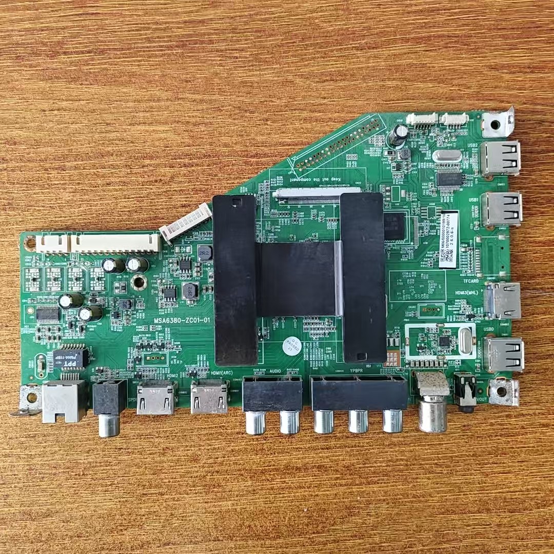 原装现货海尔 LS55H310G电视主板MSA6380-ZC01-01配屏LC546PU1L01 - 实物图