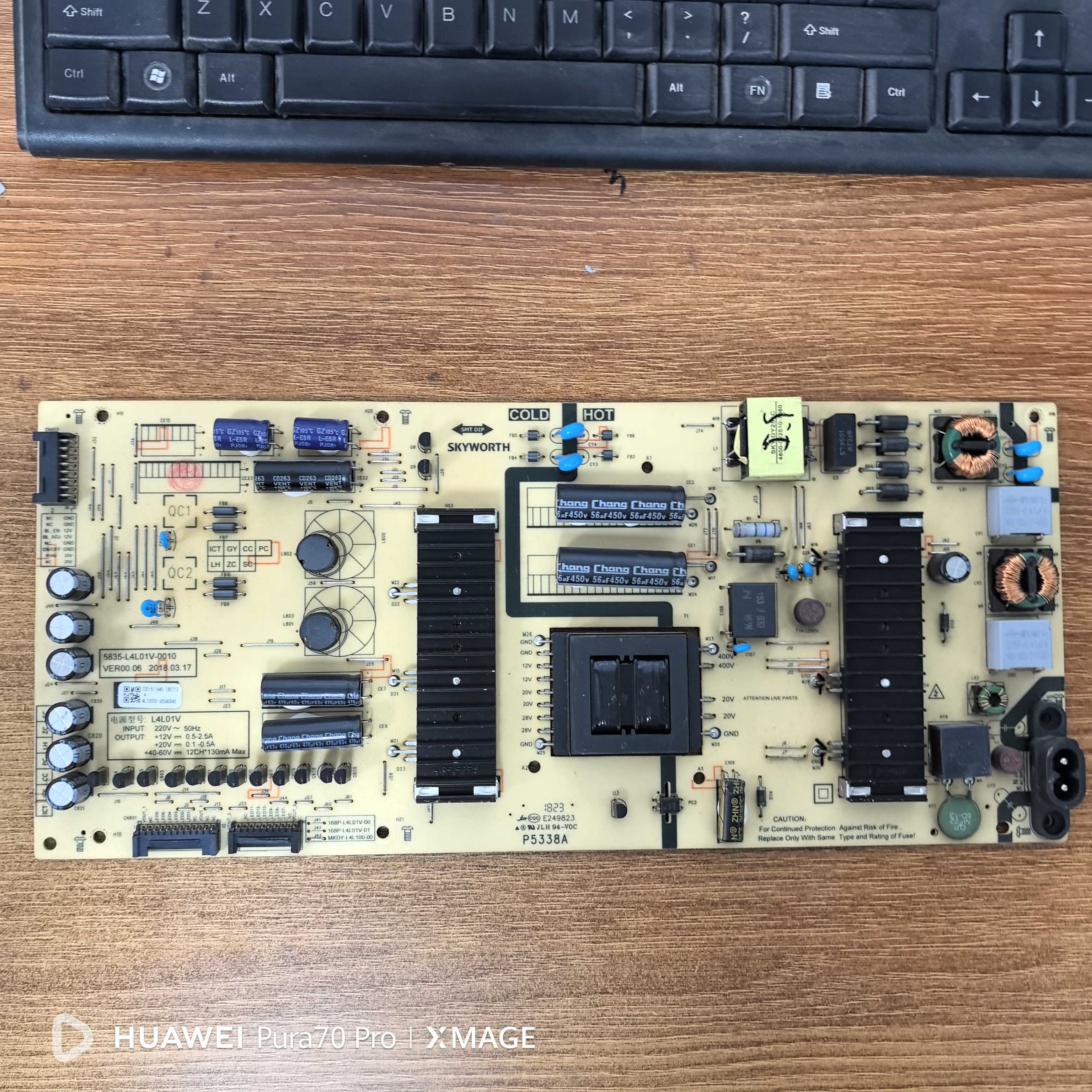 创维50H8M 55H9S电源板MKDY-L4L100-00 5835-L4L01V-0010实物拍摄