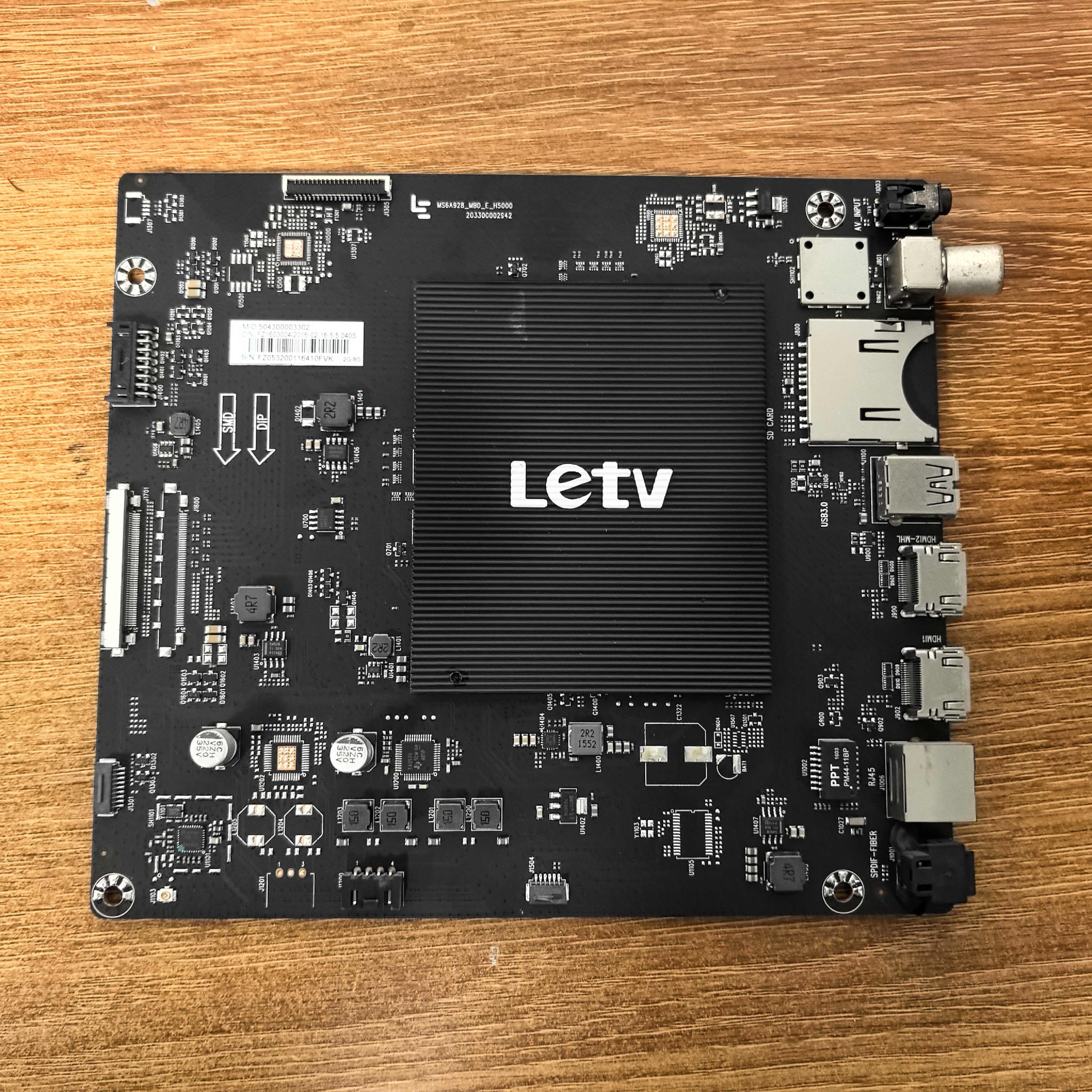 乐视L433L3电视主板MS6A928-MBD-E-H5000屏TPT430H3-DUYSHA.G测好