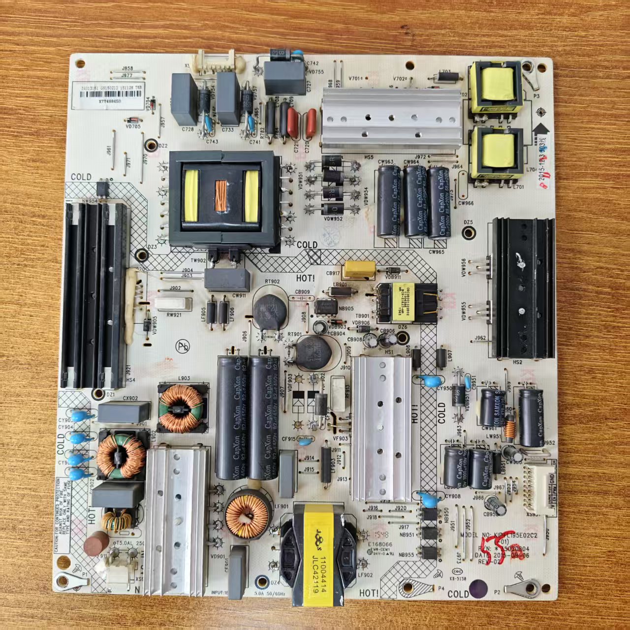 康佳QLED55X80U电视电源板