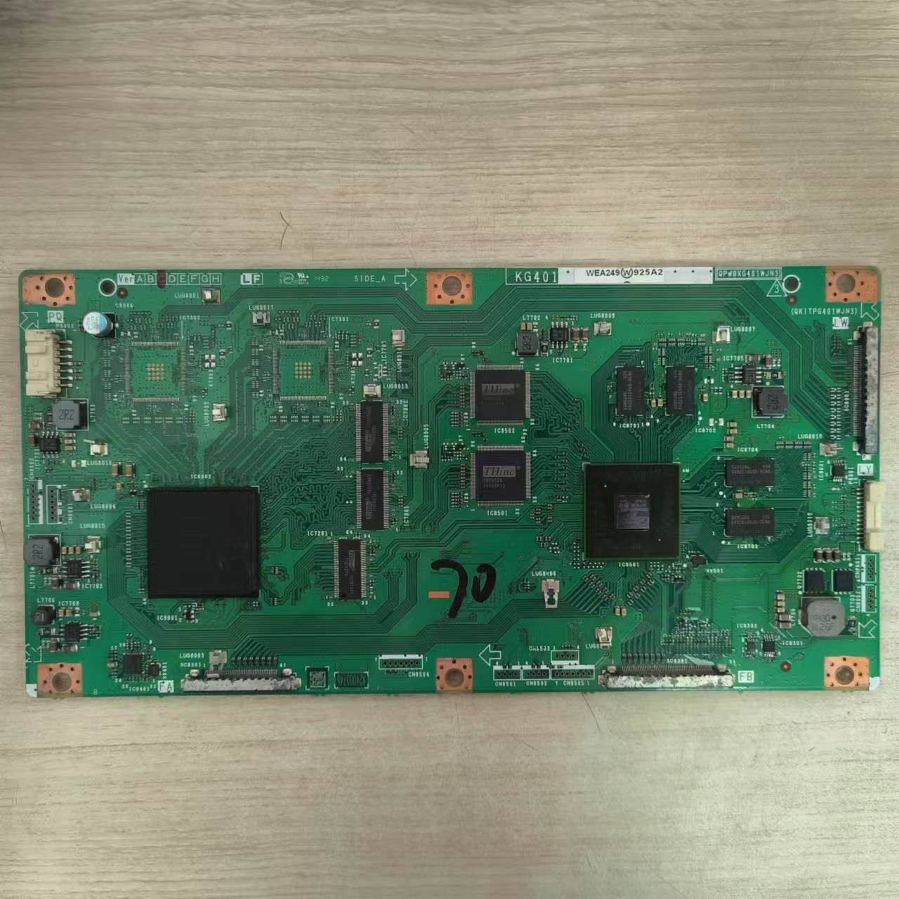 盛原装现货 夏普 LCD-70UE20A倍频板 逻辑板 KG401 QPWBXG401WJN3