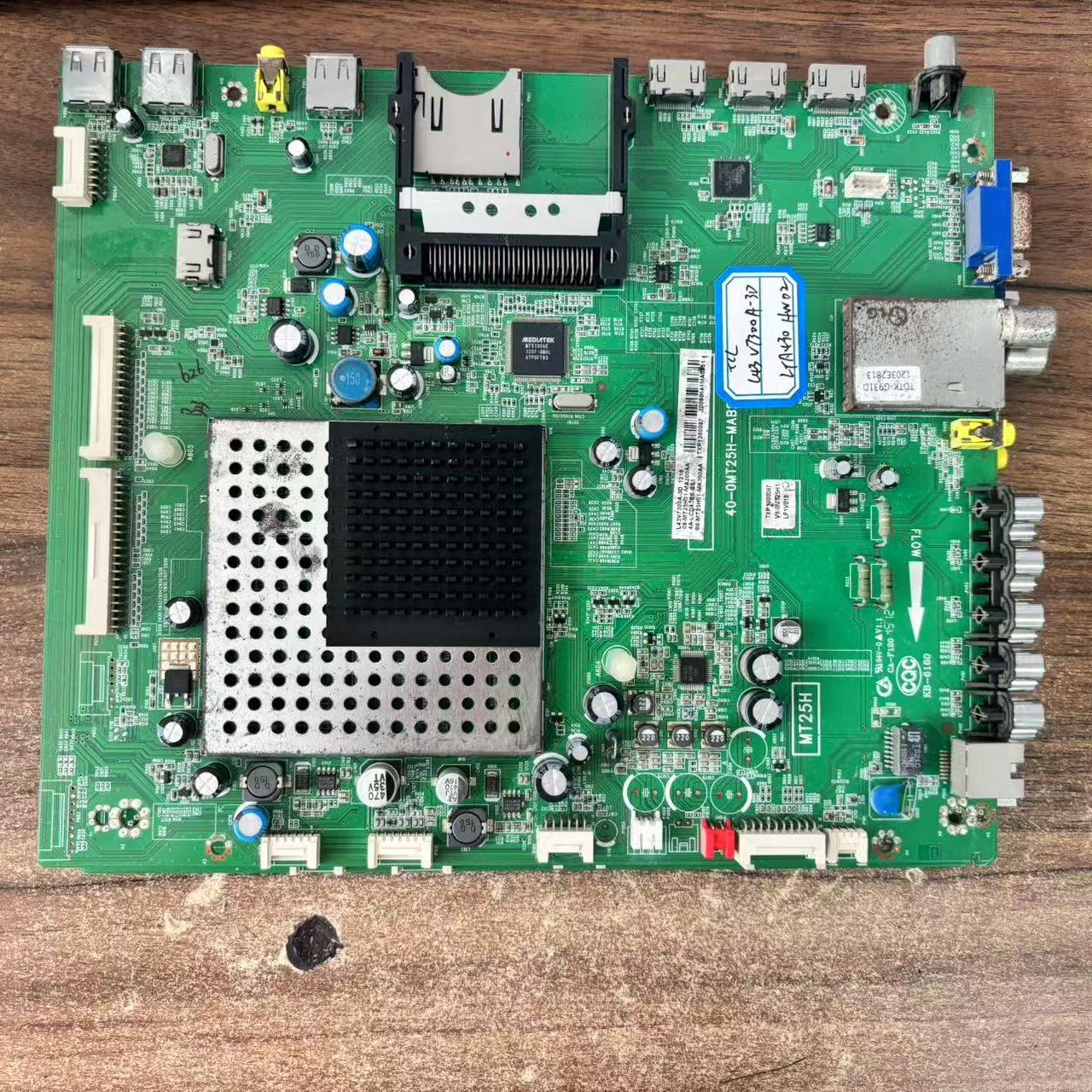 TCL L43V7300A-3D主板40-0MT25H-MAB2XG屏LTA430HW02