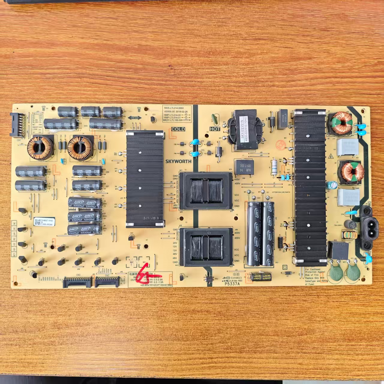 创维65H9D65V1K6S电源板