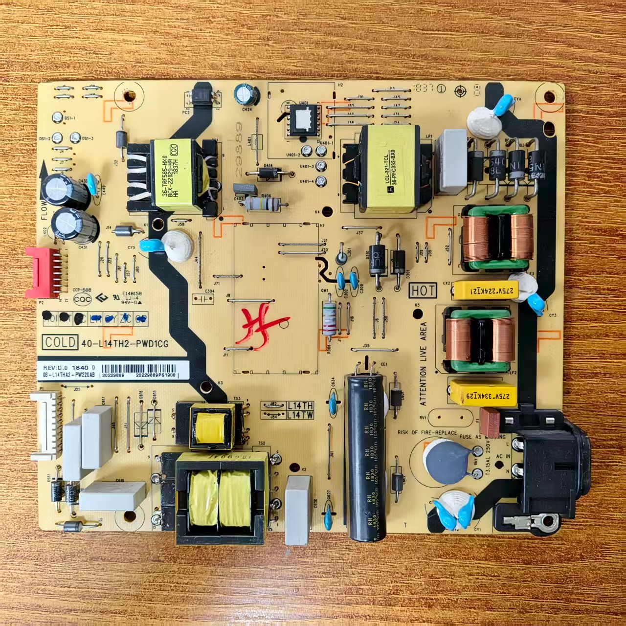 原装TCLL55P2-UD主板