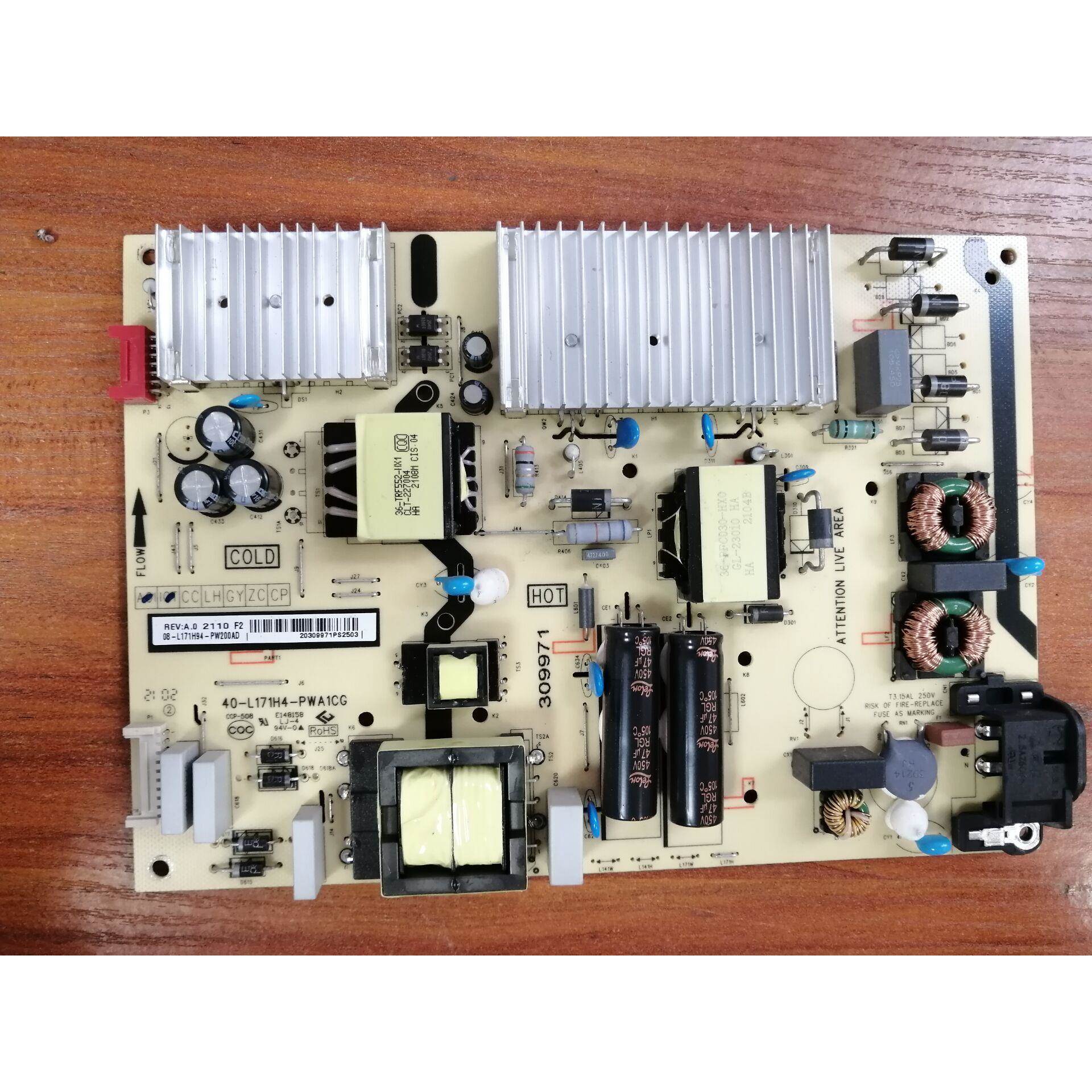 瑞A原装TCL 65V8电源板 40-L171H4-PWA1CG 08-L171H94-PW200AD 现