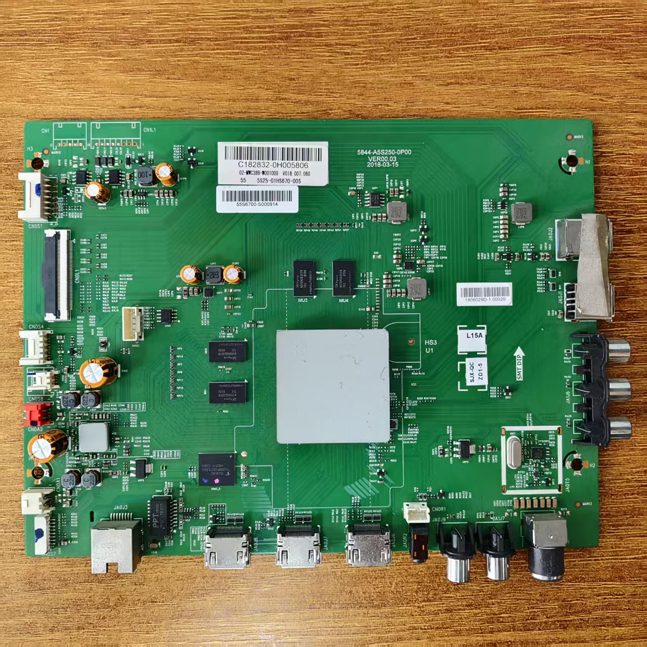 原装 松下 TH-55/65FX660C 液晶电视主板5844-A5S250-0P00 配屏选