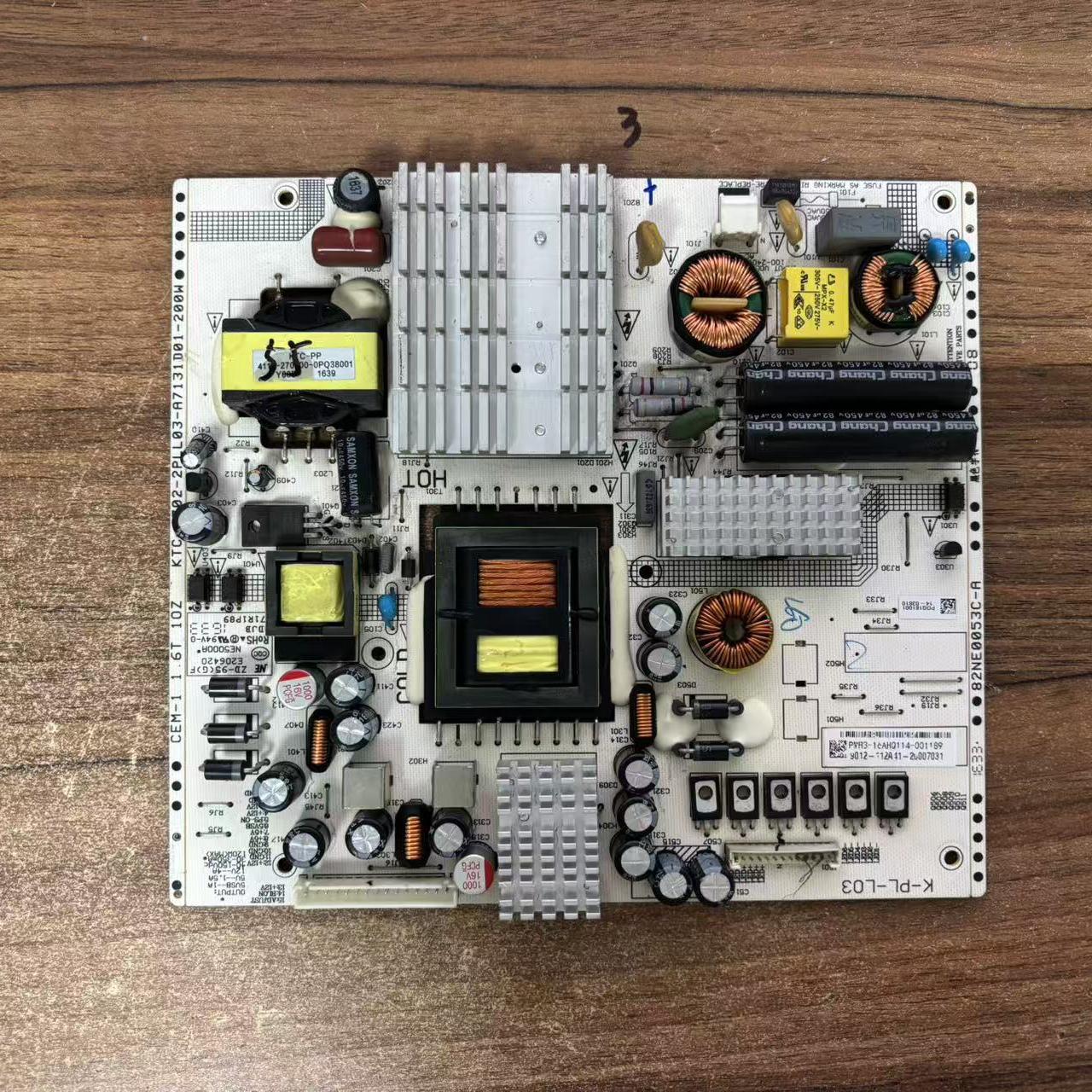 飞利浦55PUF6056/6031/5250/T3 43/49PUF6050/6501电源板K-PL-L03