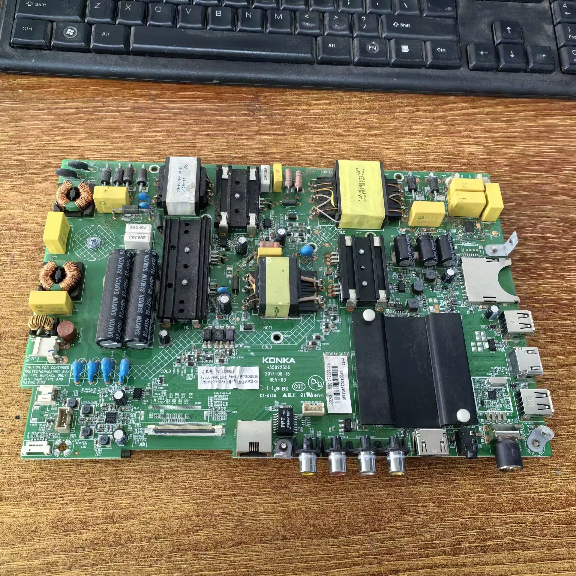 康佳LED55K52主板35022355熊猫屏