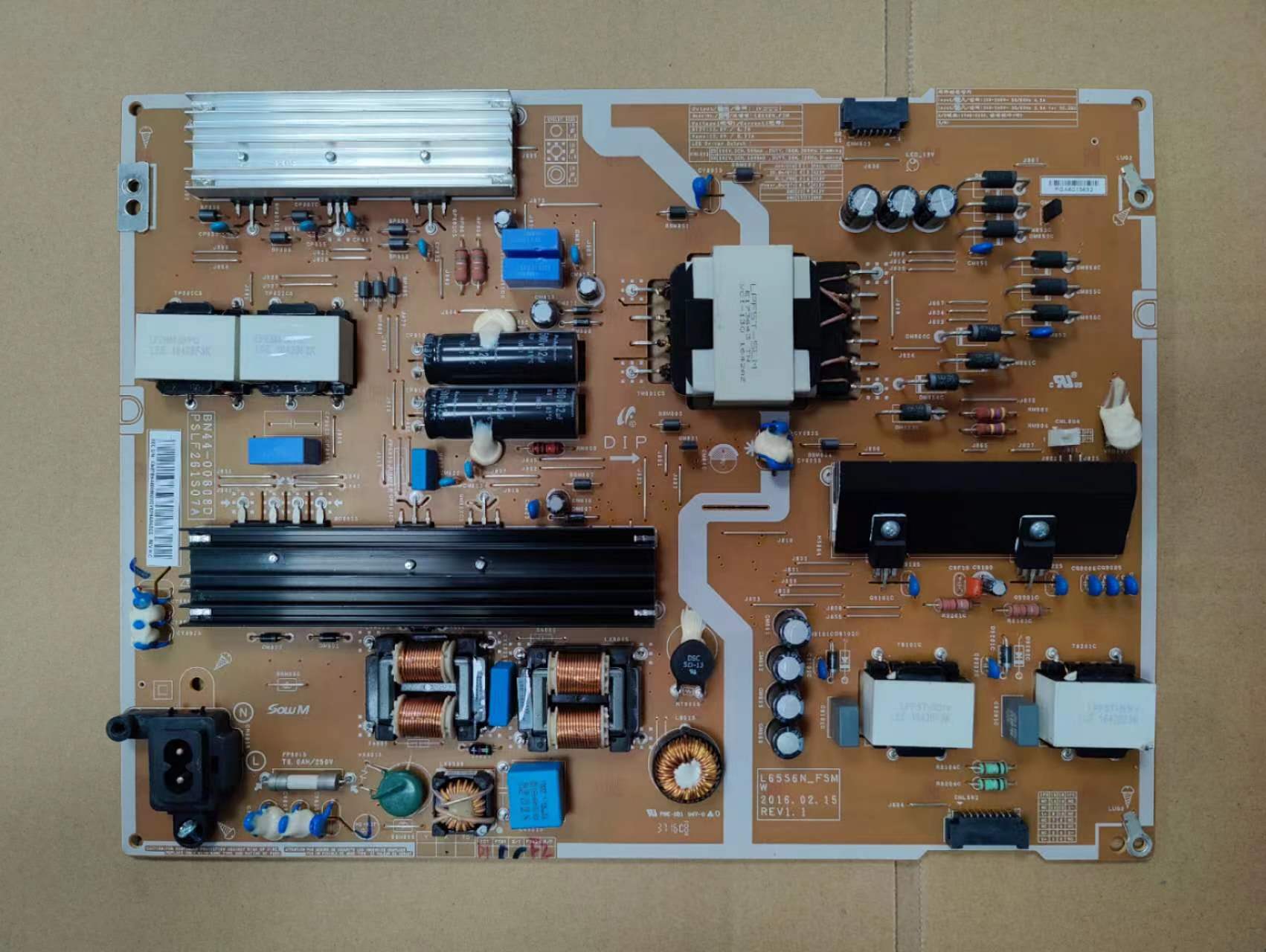 三星UA65KU6300电源板