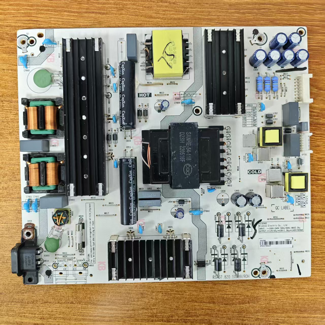 海信 65A66K 70/75E3F 电源板 RSAG7.820.10889/9701/12059/12385