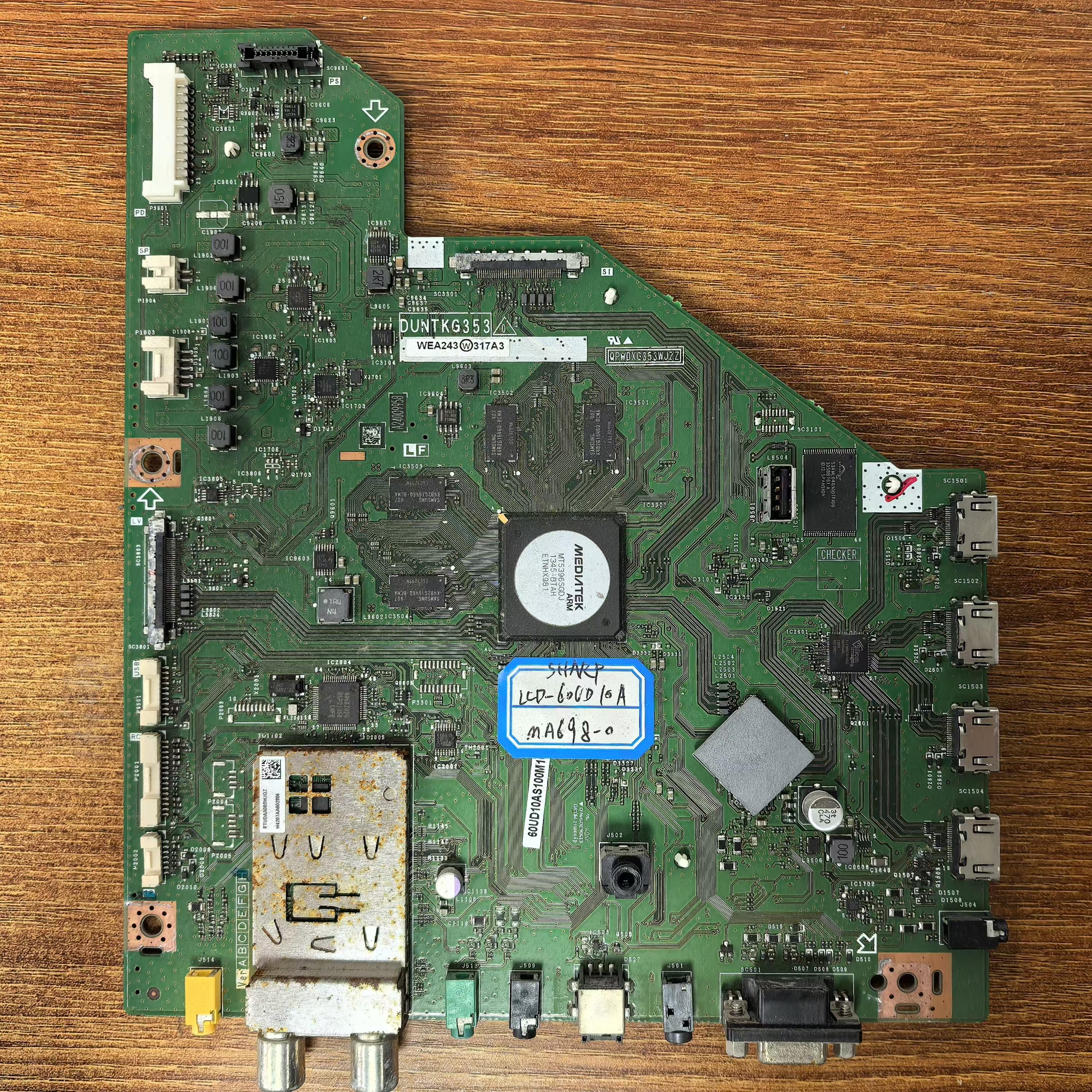 夏普LCD-60UD10A电视主板