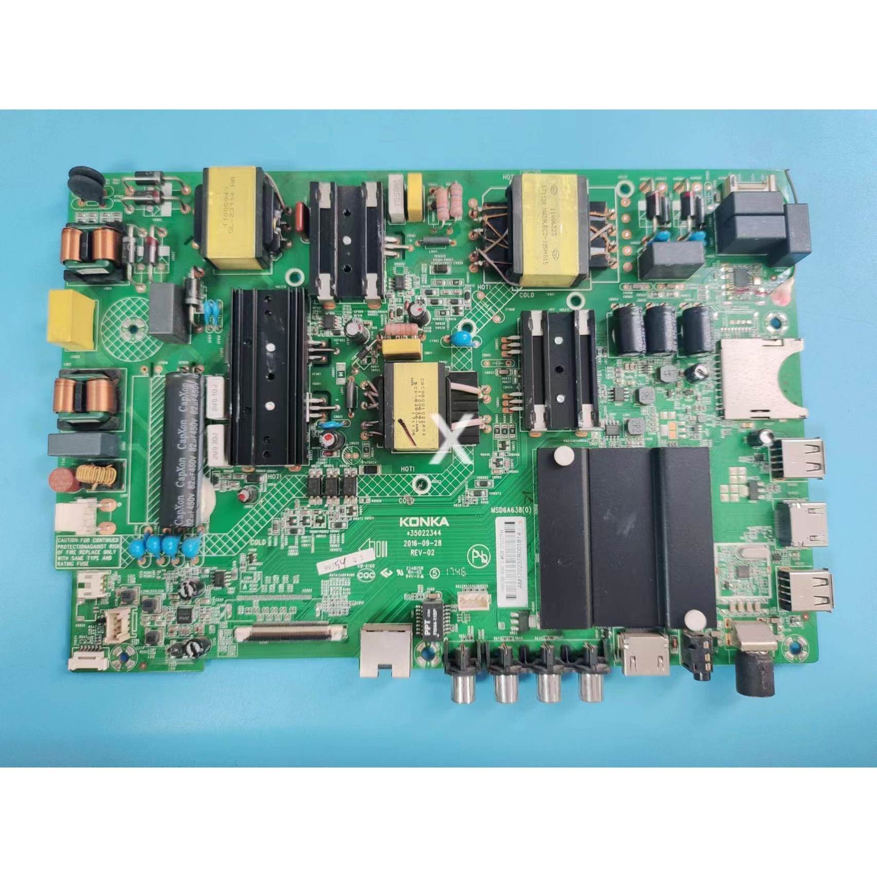 瑞适用康佳A49U A55U LED55R610U K55J1 T49U主板35022344 配屏可