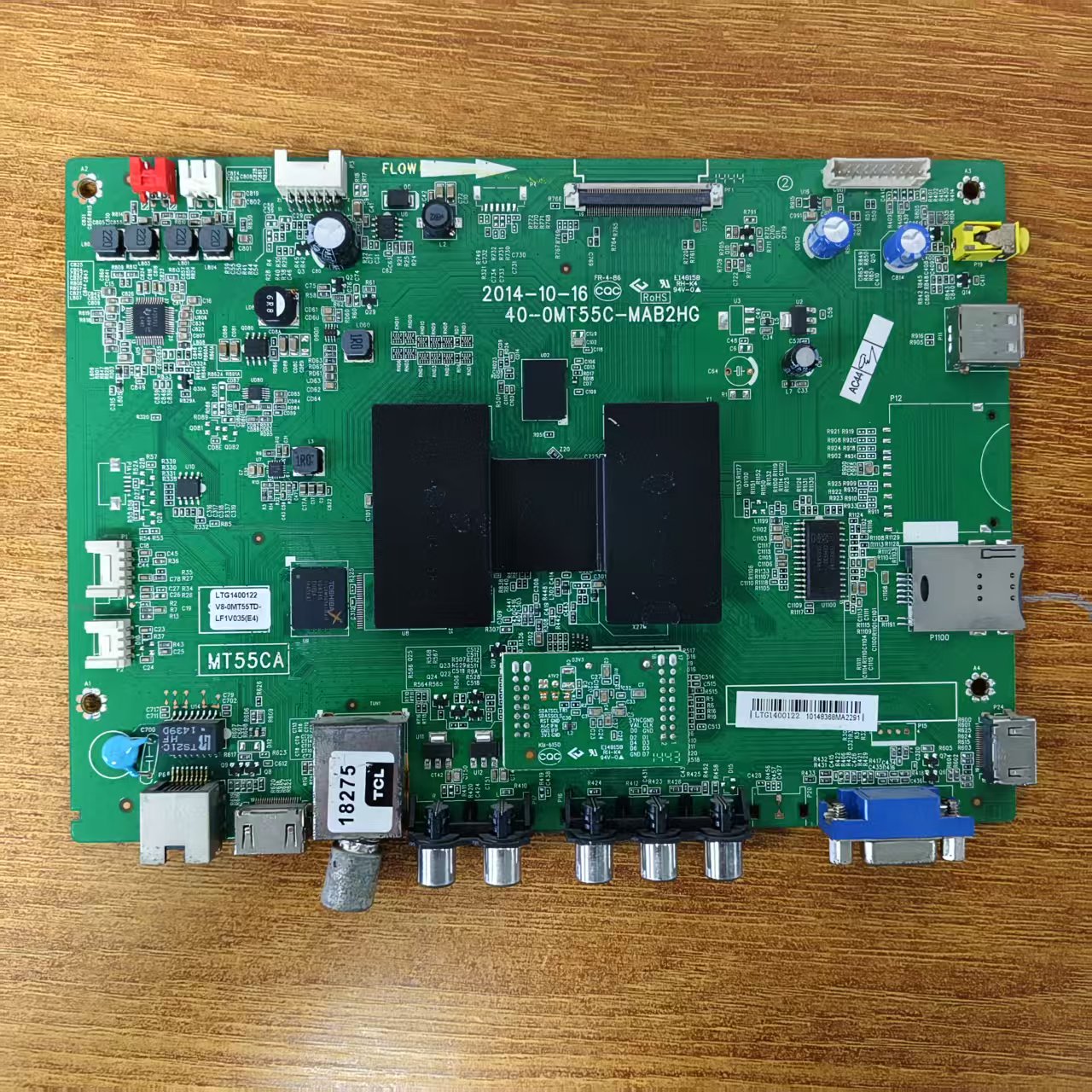 原装现货TCL L50F2850A主板40-0MT55C-MAB2HG屏LVF500AU01实拍图