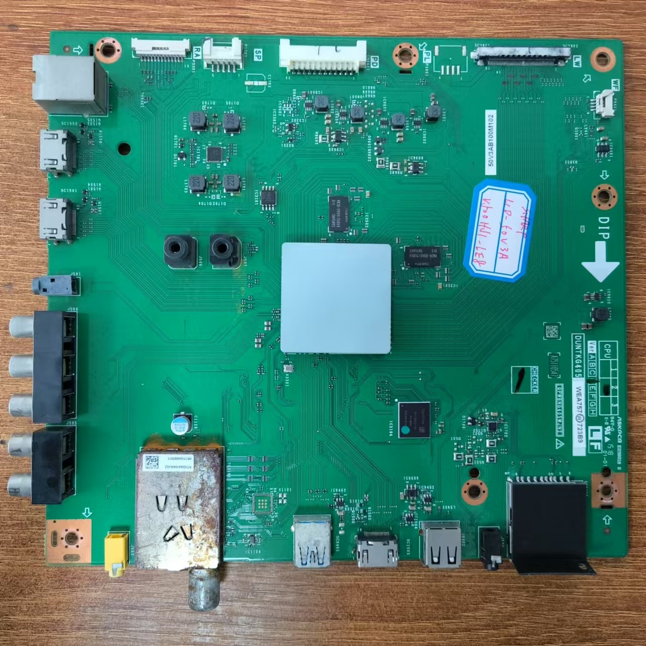 夏普LCD-50V3A电视机主板