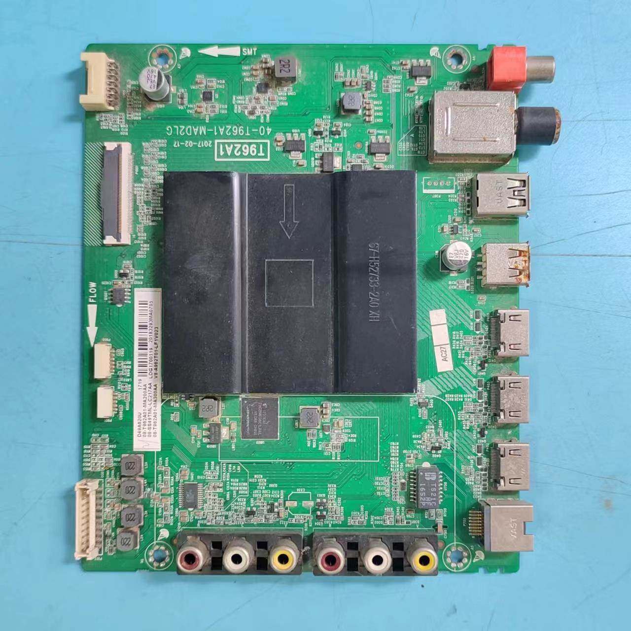 瑞原装TCL D49A620U液晶主板40-T962A1-MAD2LG配屏LVU490ND1L 测