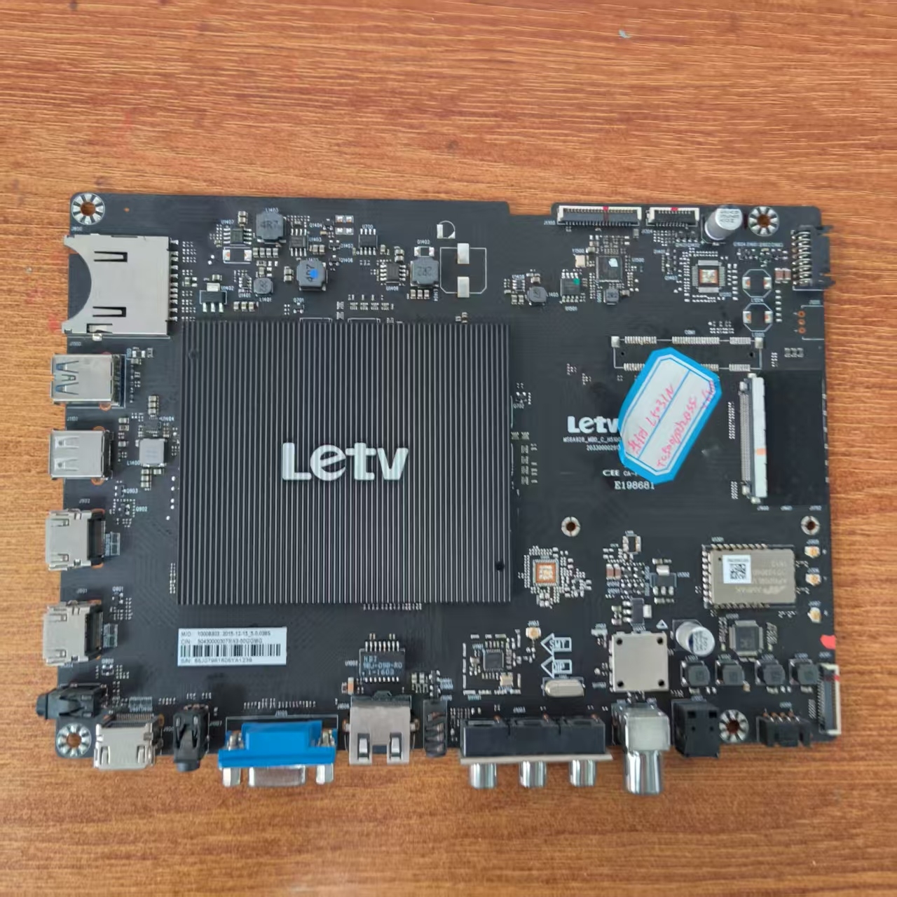 乐视 L503IN主板MS6A928-MBD-C-H5100屏TC500UDJ2QS5-X650B实物图