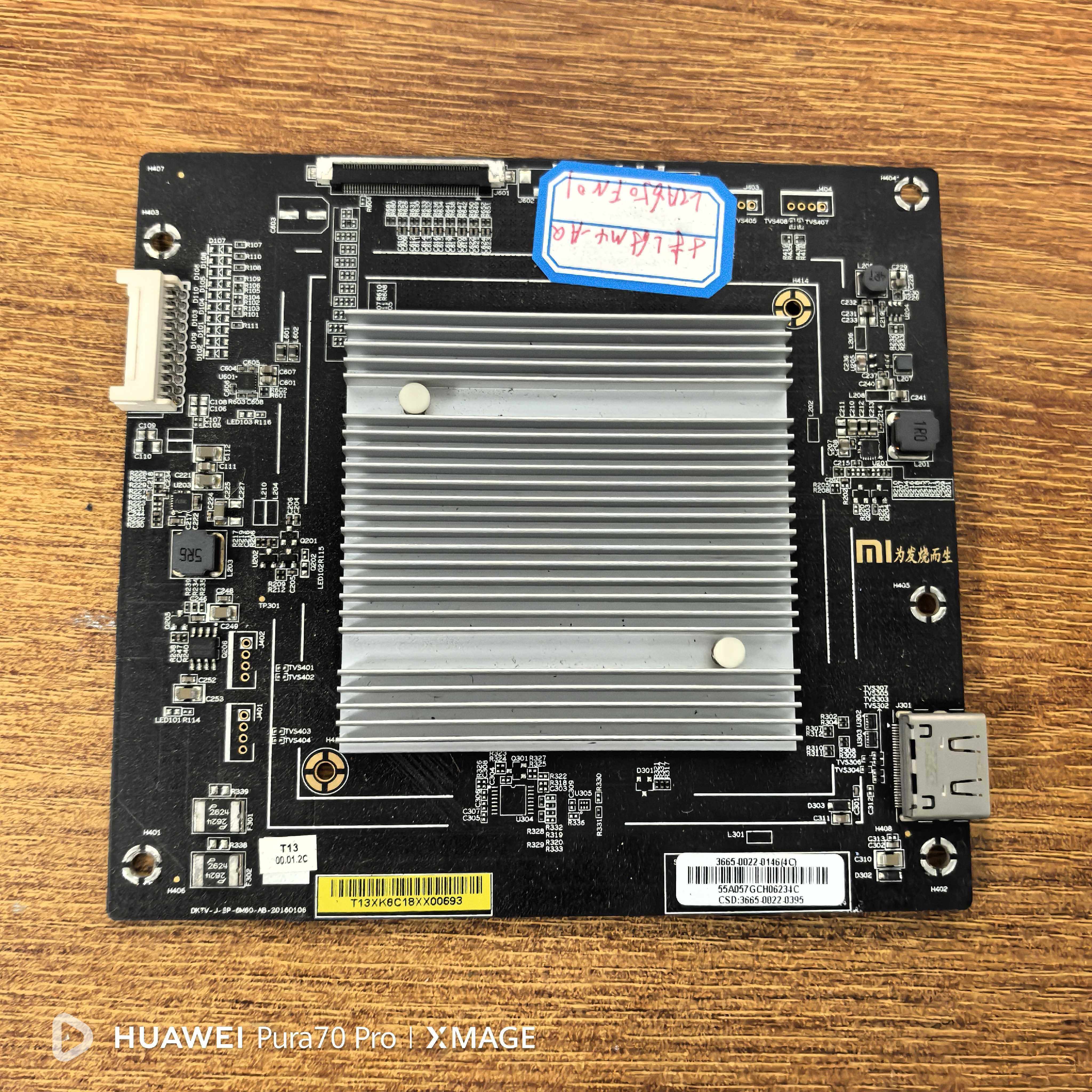 小米L65M4-AQ主板DKTV-J-SP-6M60-AB-20160106屏LTA650FN01电路板