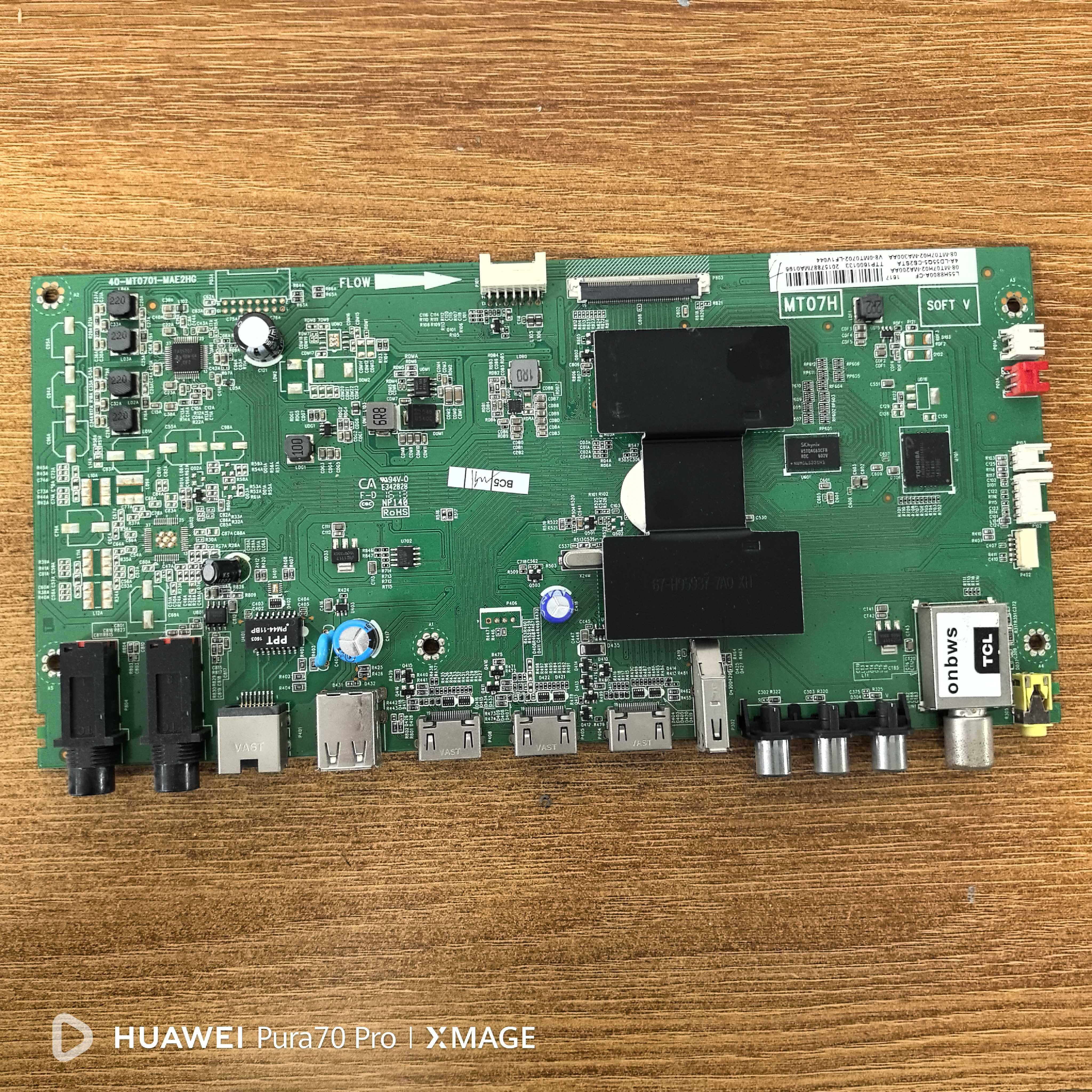 原装拆机TCL L55H8800A-CF主板40-MT0701-MAE2HG屏LVF550ND1L现货