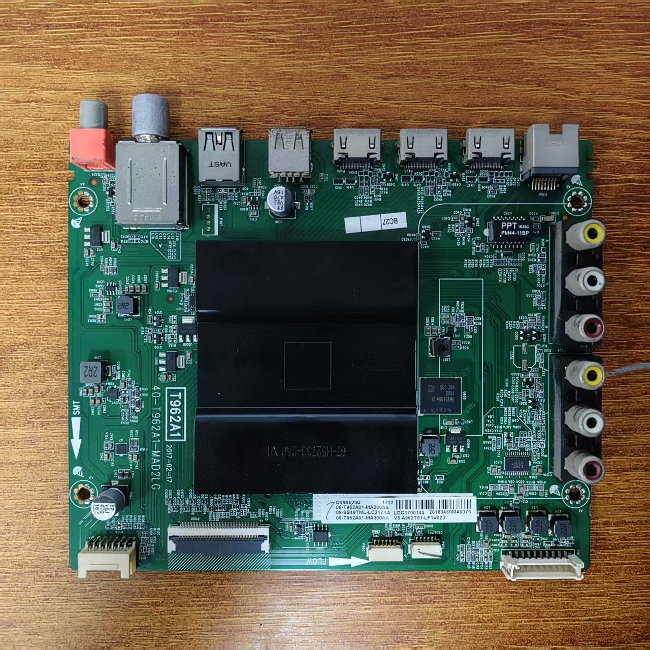 原装现货TCL D49A620U主板40-T962A1-MAD2LG配屏LVU490ND1L电路板