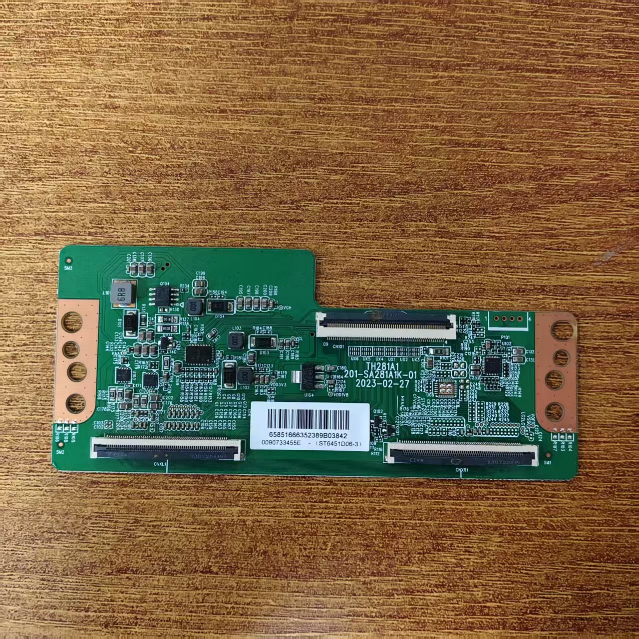 海尔65U1 LU65C8逻辑板TH281A1 201-SA281A1K-01 贴纸ST6451D06-3