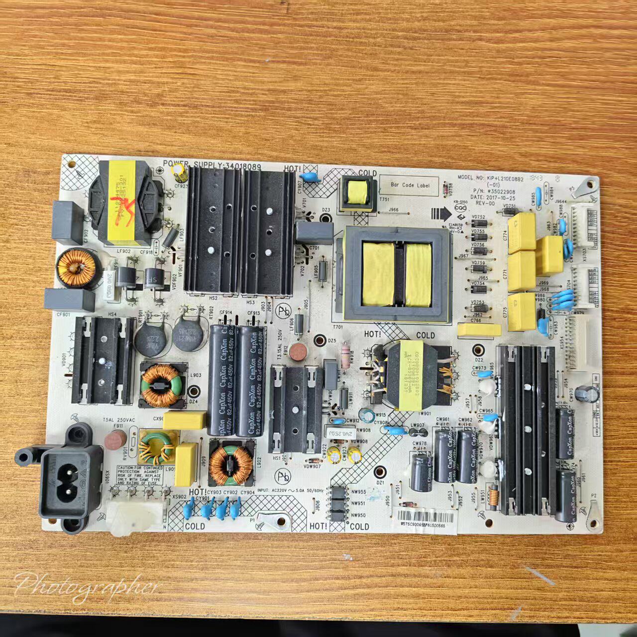 康佳 LED75A1电视电源板35022908 34018089 KIP+L1210E08B2测好发